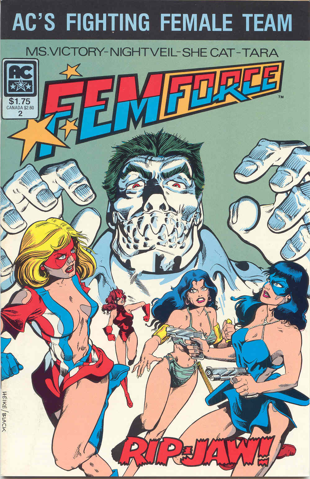 Read online Femforce comic -  Issue #2 - 1