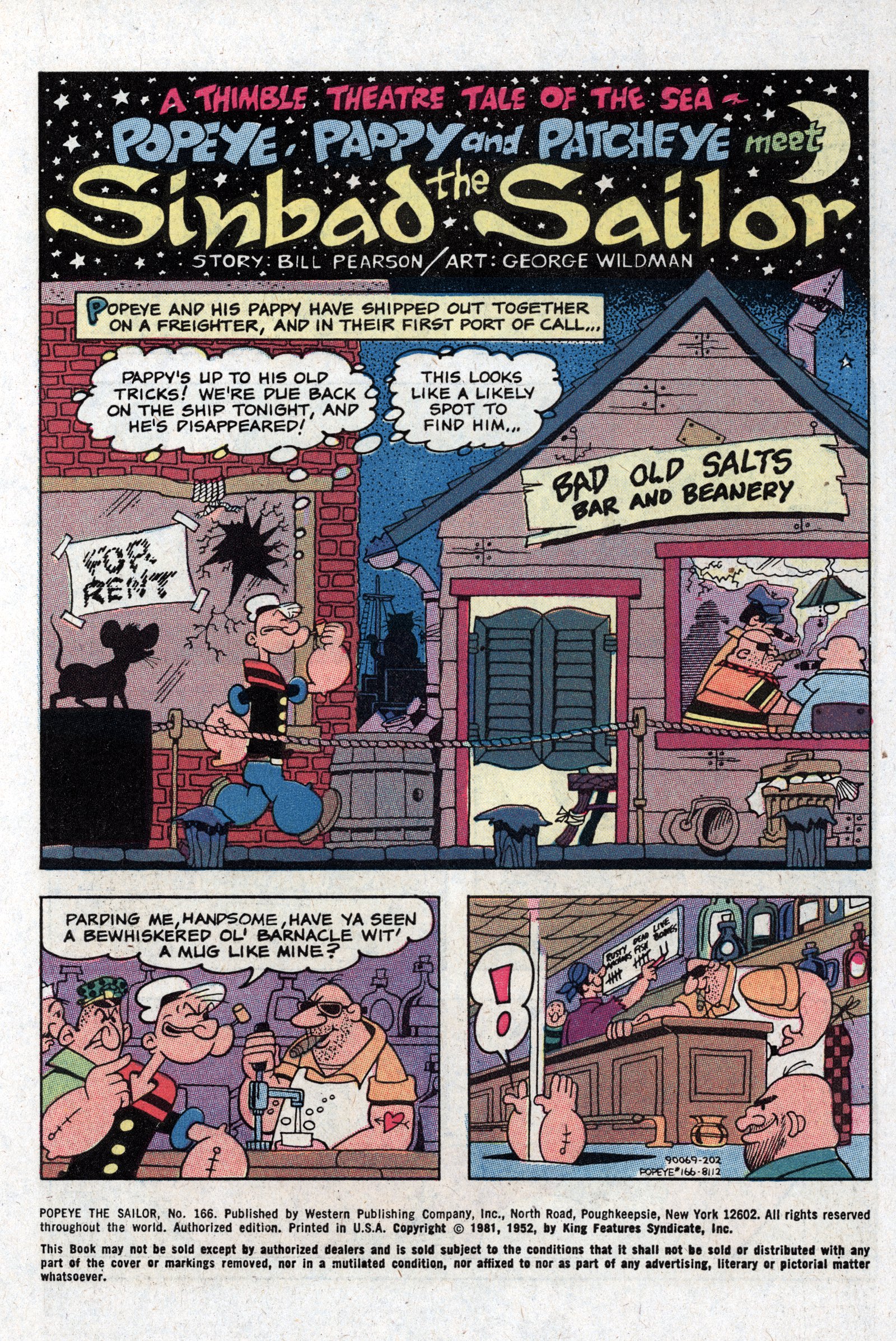 Read online Popeye (1948) comic -  Issue #166 - 3