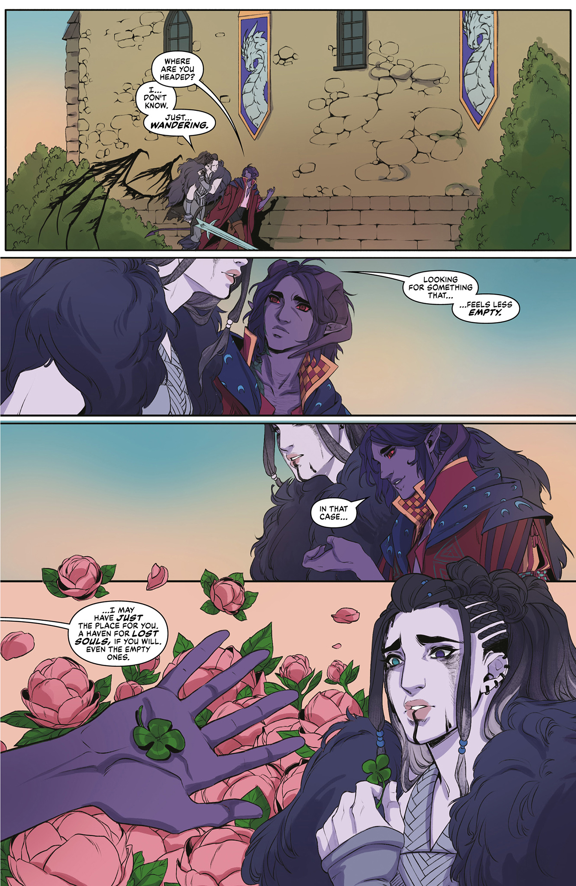 Read online Critical Role: The Mighty Nein Origins - Mollymauk Tealeaf comic -  Issue # Full - 37