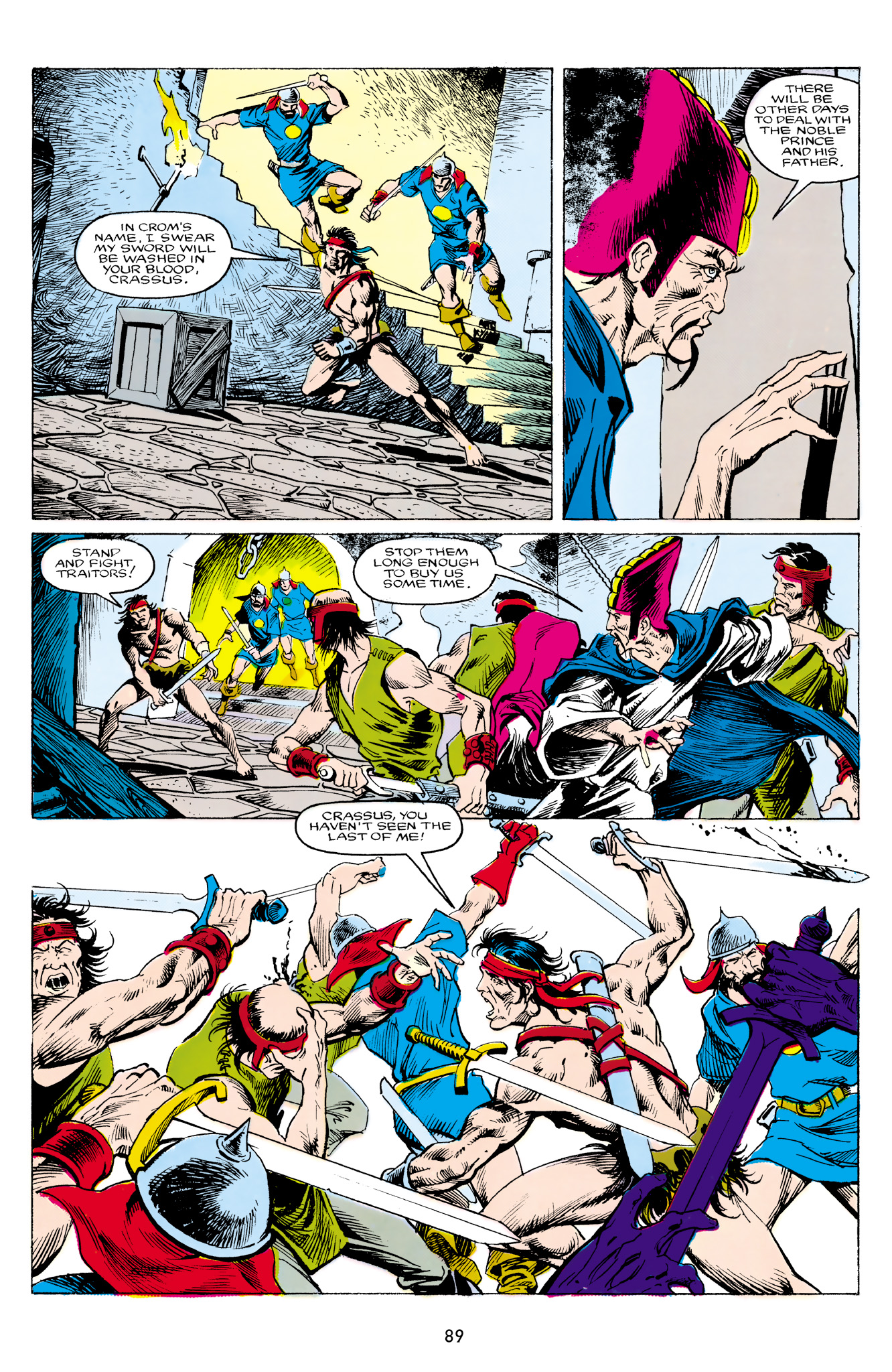 Read online The Chronicles of King Conan comic -  Issue # TPB 7 (Part 1) - 89
