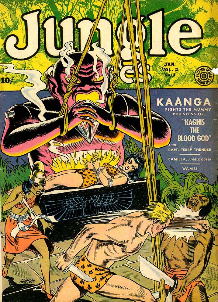 Read online Jungle Comics comic -  Issue #25 - 1