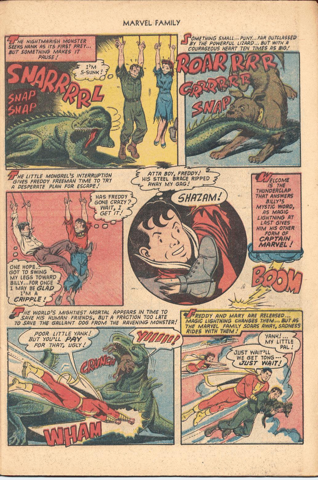 Read online The Marvel Family comic -  Issue #82 - 9