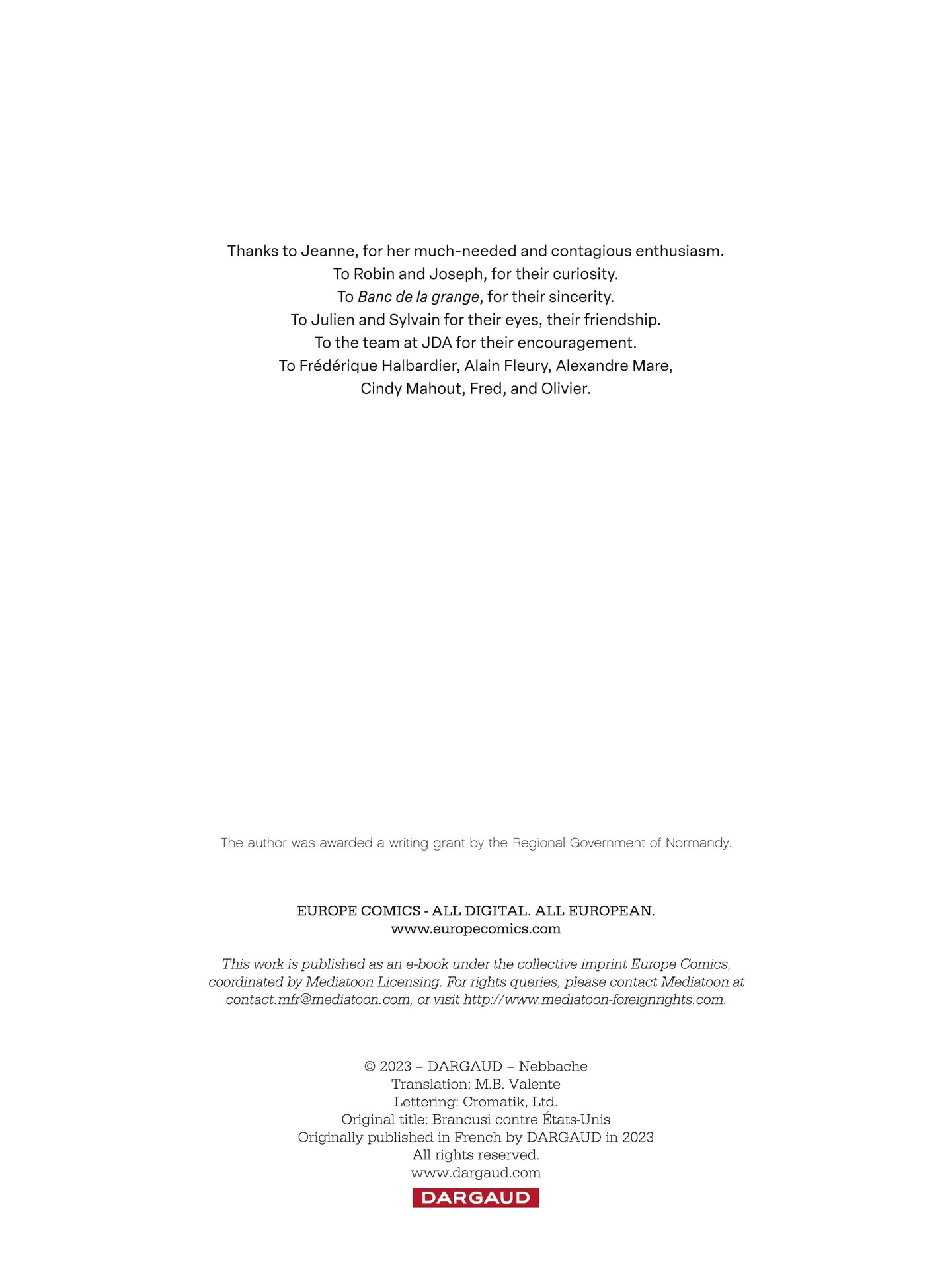 Read online Brancusi v. United States comic -  Issue # TPB - 123