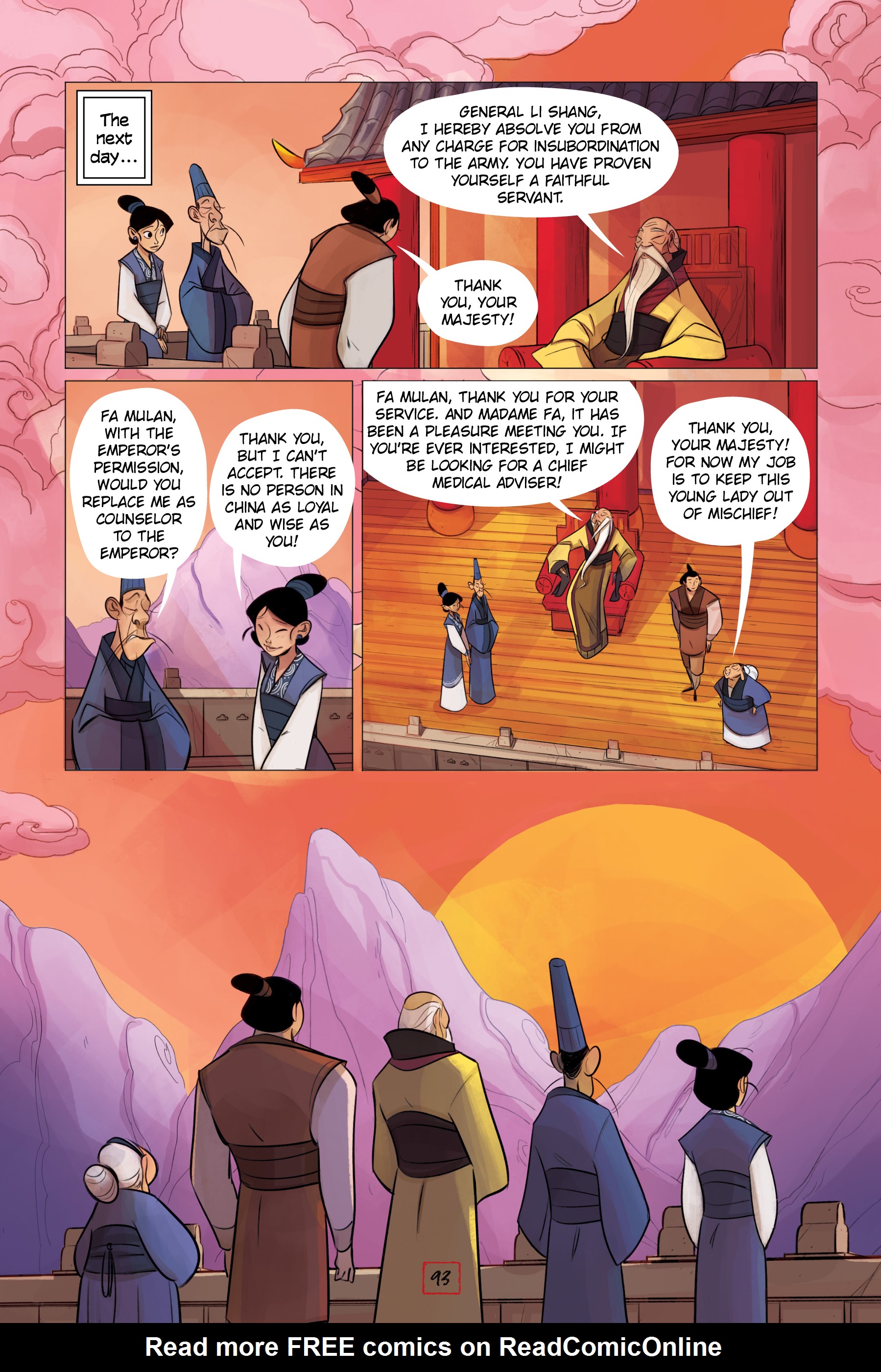 Read online Disney Mulan's Adventure Journal: The Palace of Secrets comic -  Issue # TPB - 92