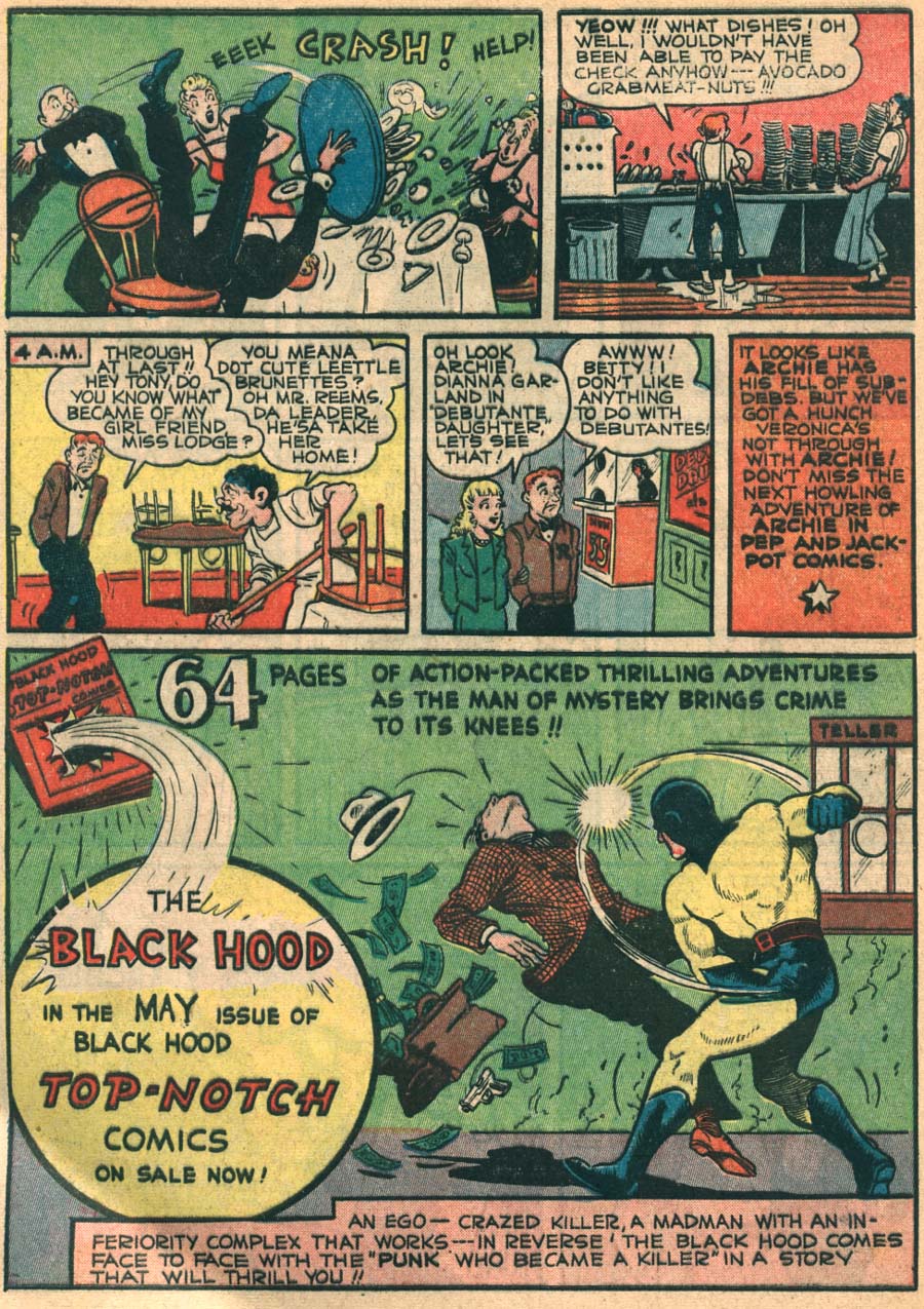Read online Pep Comics comic -  Issue #26 - 54