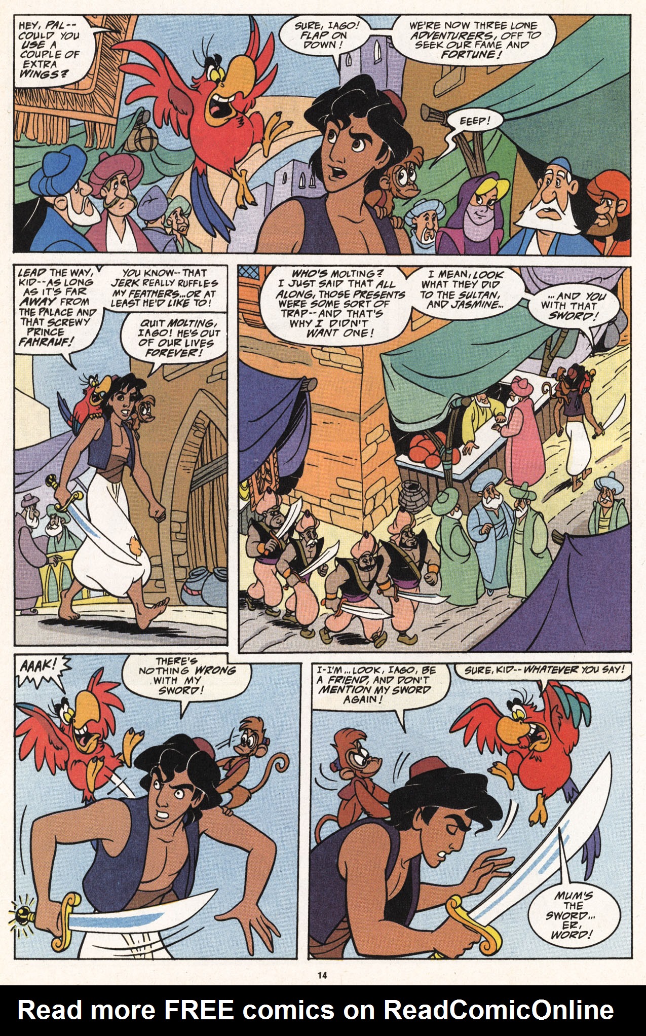 Read online Disney's Aladdin comic -  Issue #3 - 16