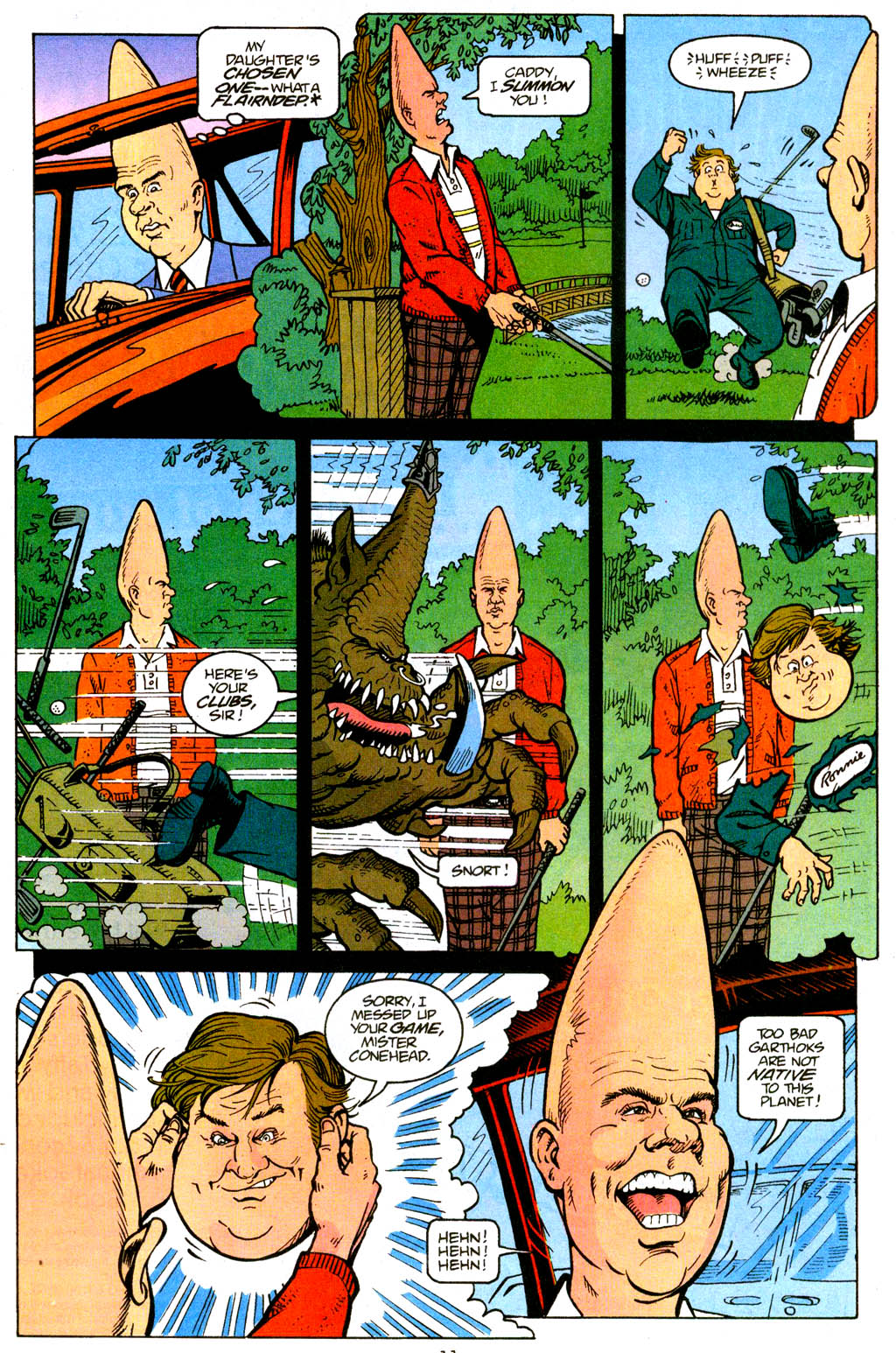 Read online Coneheads comic -  Issue #1 - 8