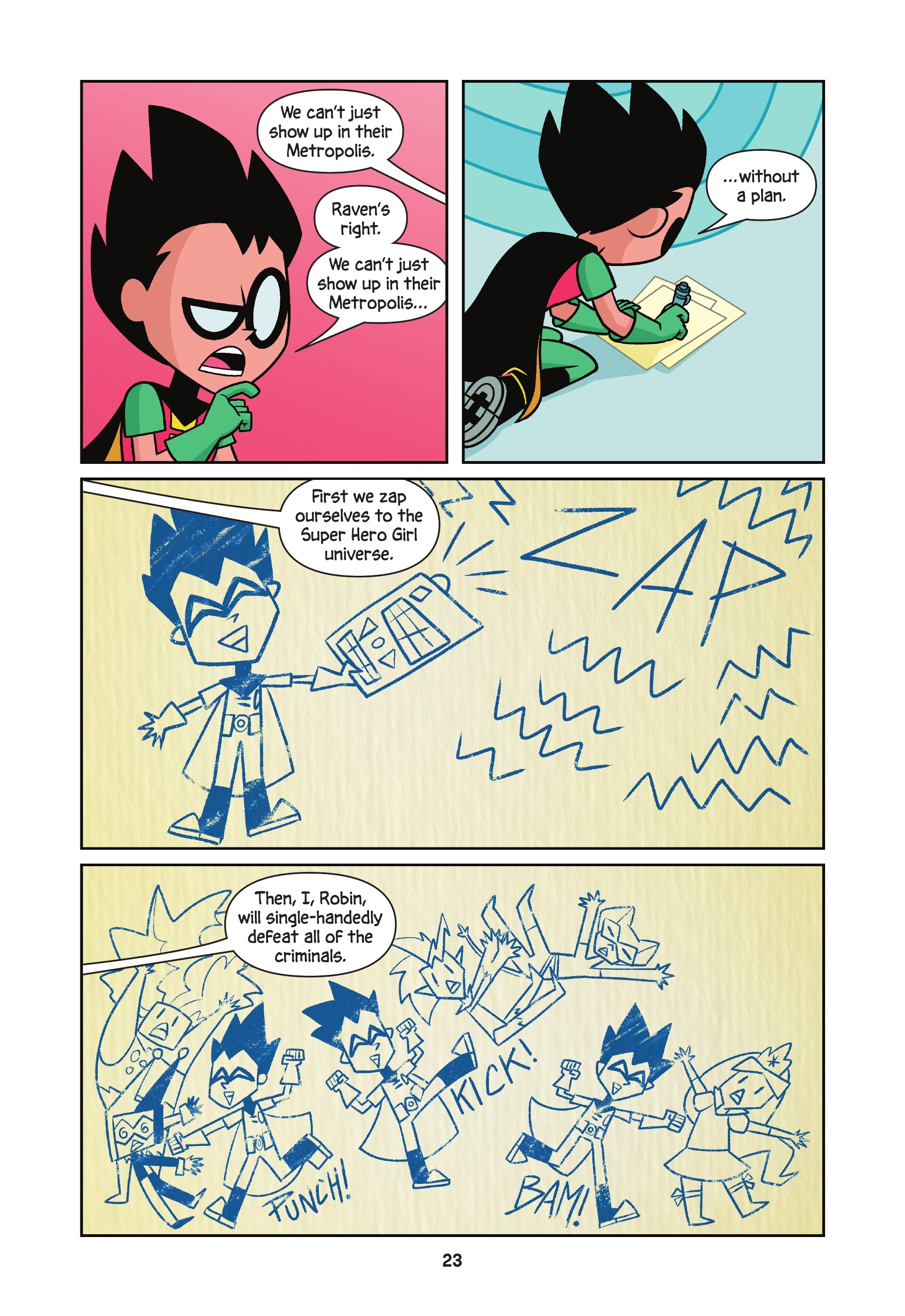 Read online Teen Titans Go!/DC Super Hero Girls: Exchange Students comic -  Issue # TPB (Part 1) - 22