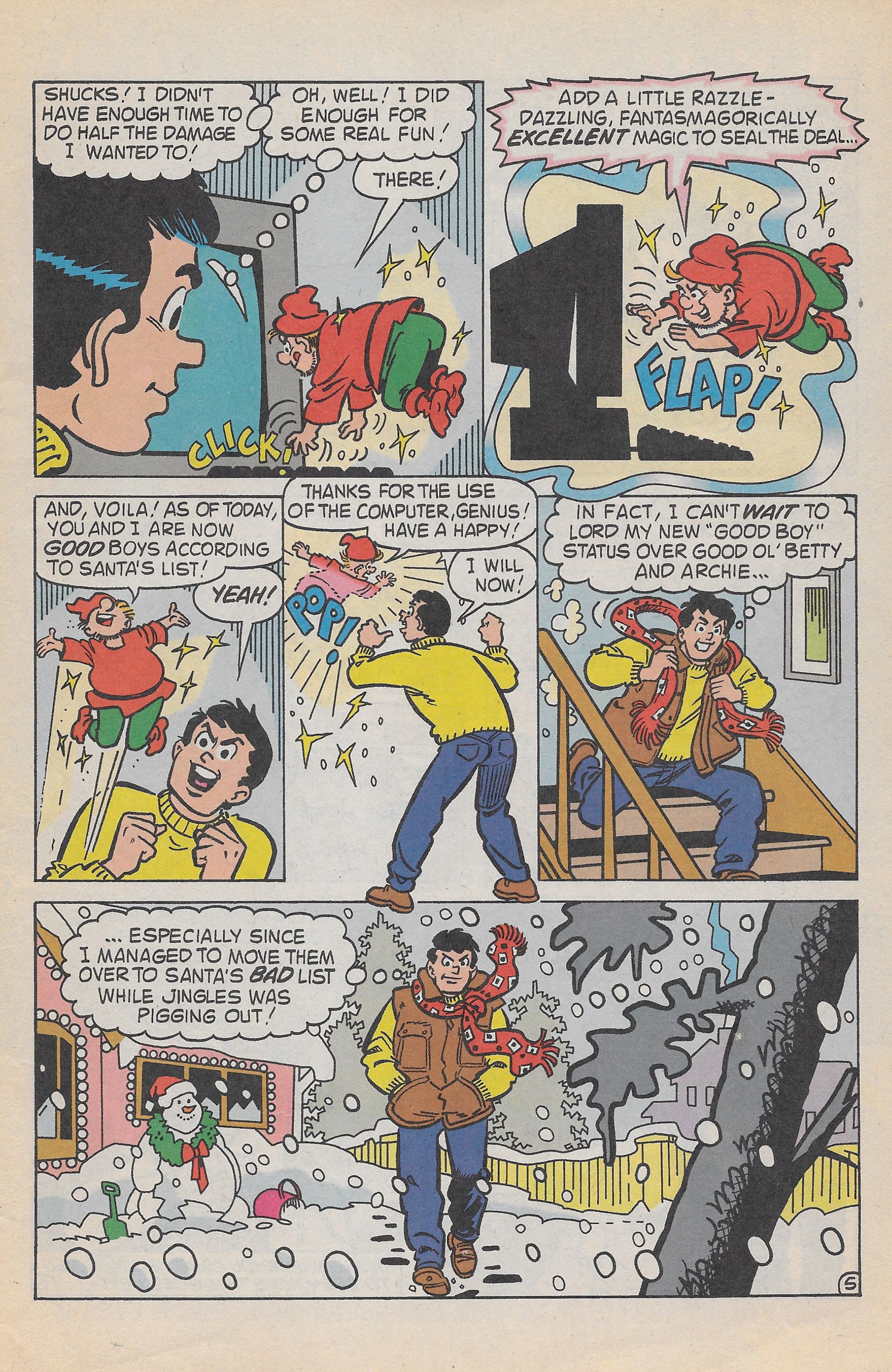 Read online Archie's Christmas Stocking comic -  Issue #4 - 7