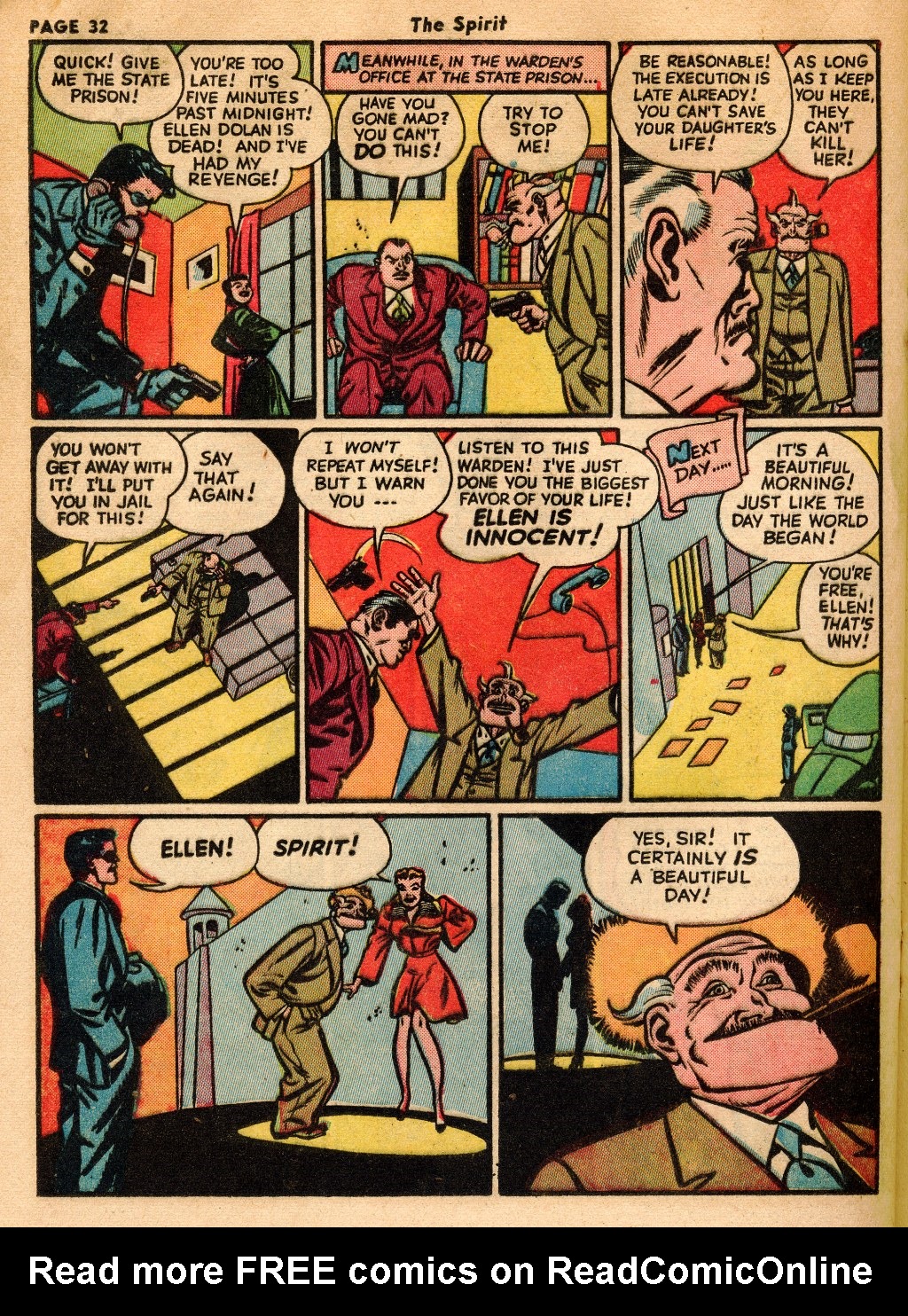 Read online The Spirit (1944) comic -  Issue #2 - 34