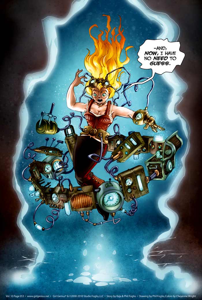 Read online Girl Genius (2002) comic -  Issue #10 - 54