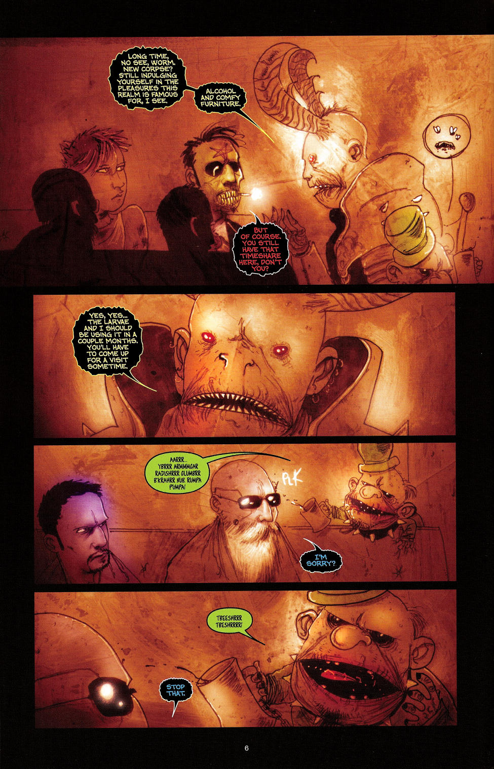 Read online Wormwood: Gentleman Corpse comic -  Issue #2 - 8