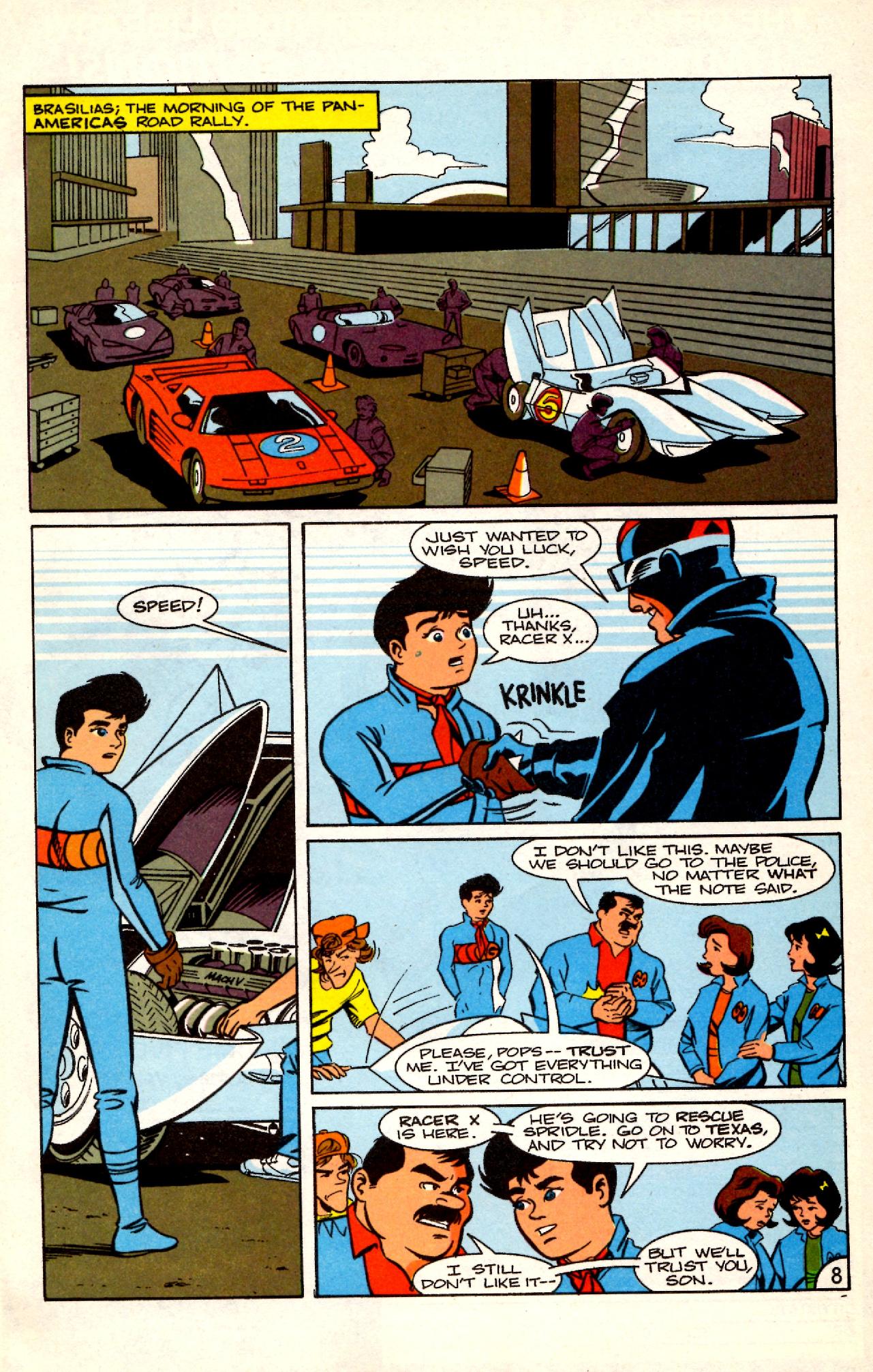 Read online Speed Racer (1987) comic -  Issue #34 - 11