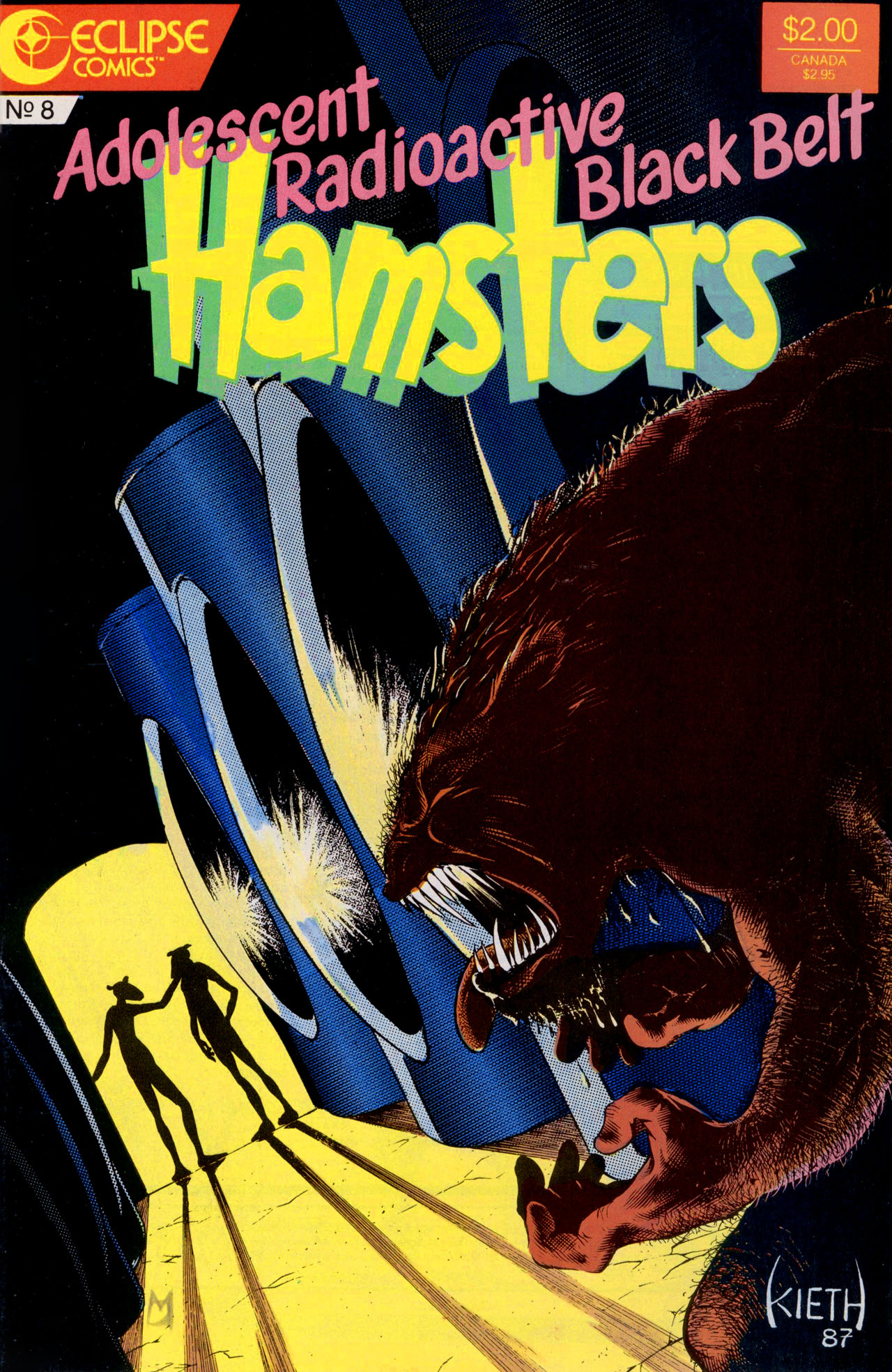Read online Adolescent Radioactive Black Belt Hamsters comic -  Issue #8 - 1