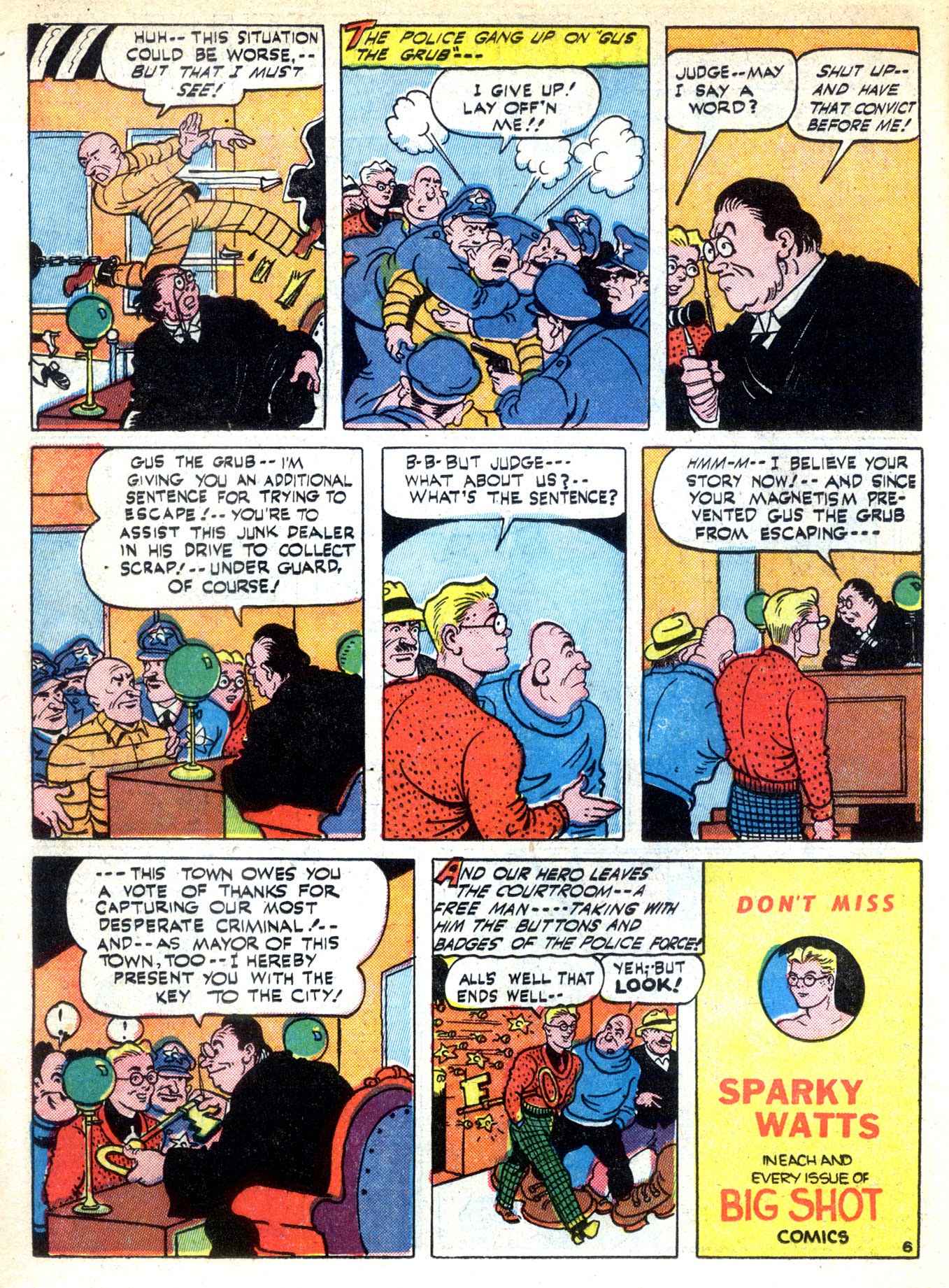 Read online Sparky Watts comic -  Issue #4 - 36