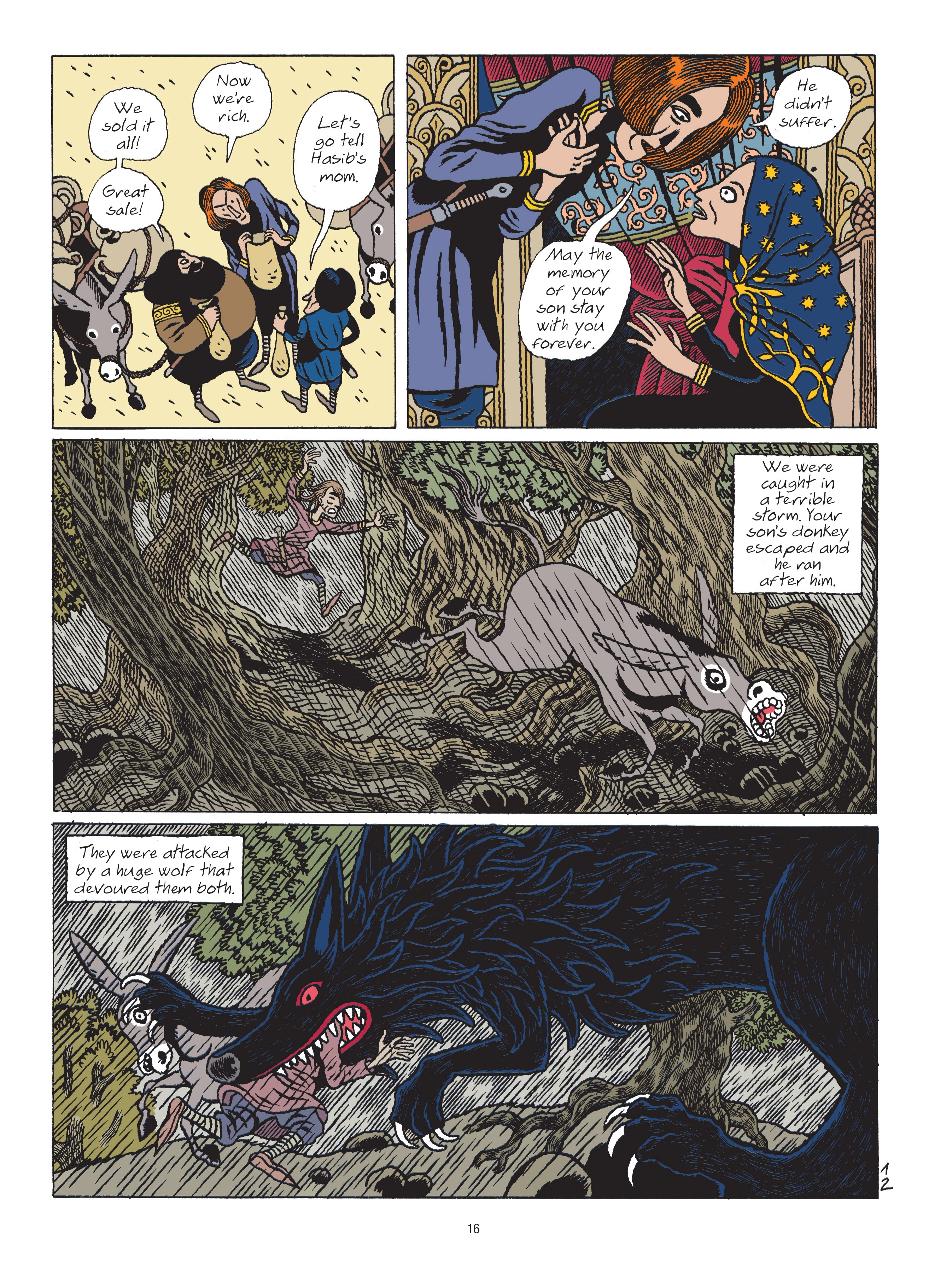 Read online A Tale of a Thousand and One Nights: HASIB & the Queen of Serpents comic -  Issue # TPB - 16