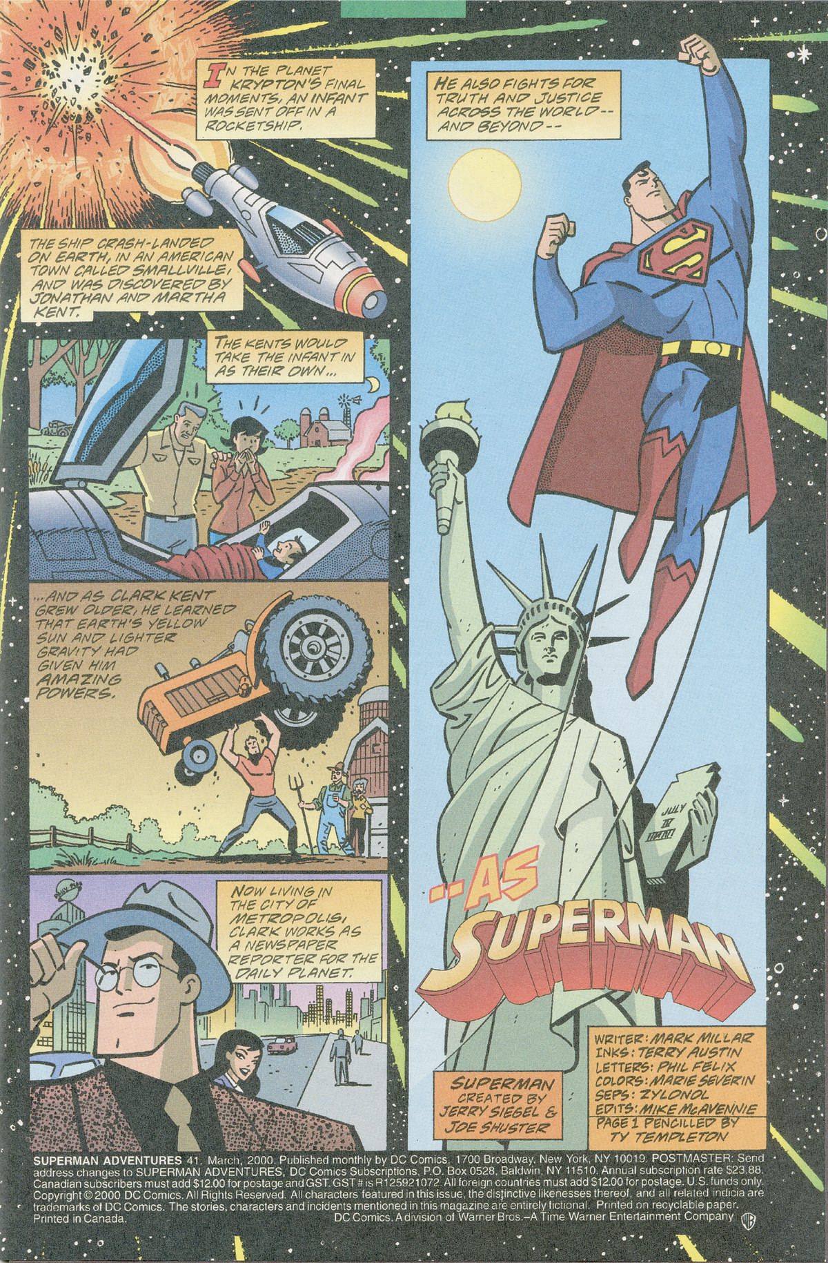 Superman Adventures Issue #41 #44 - English 2