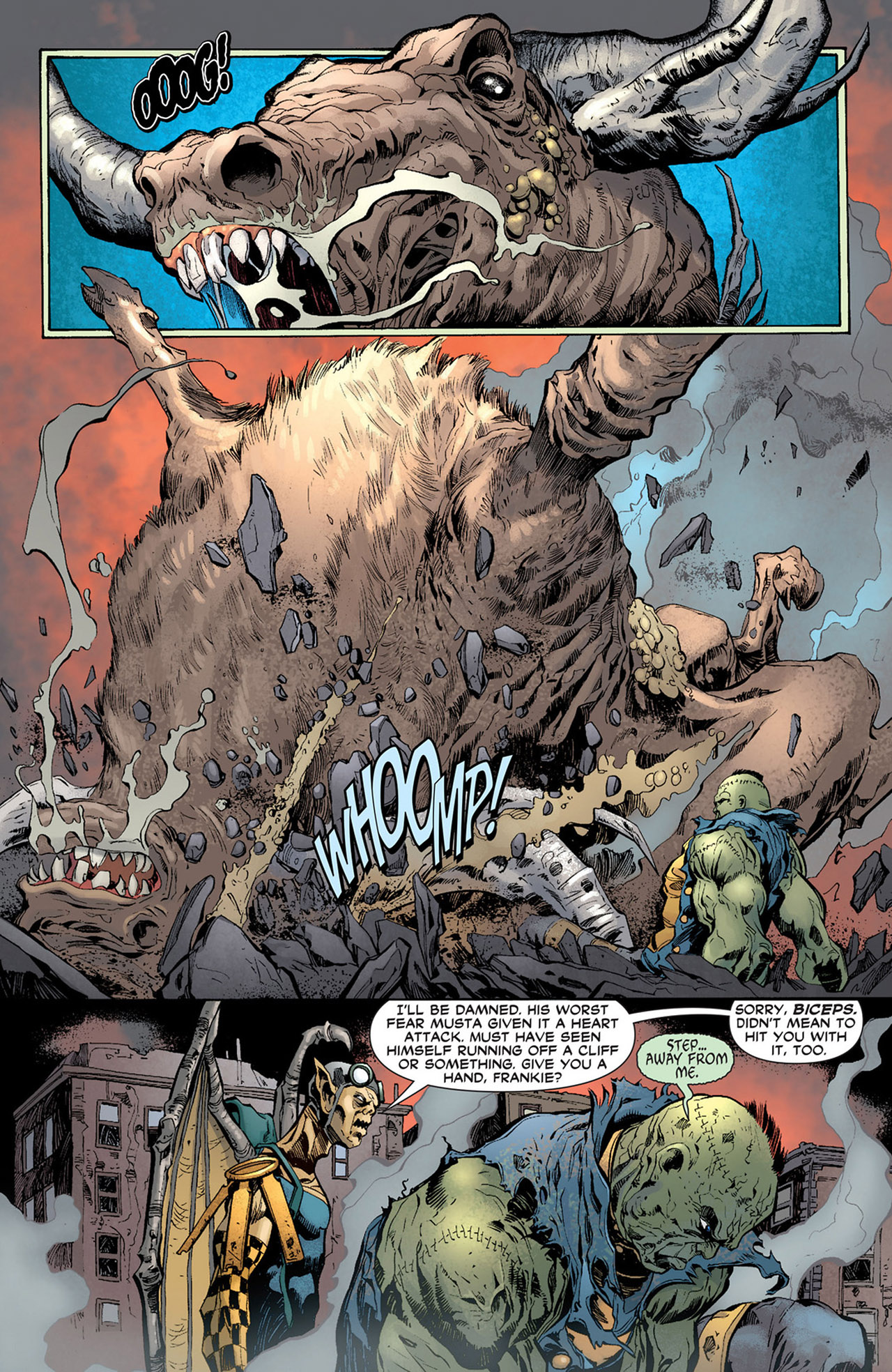 Read online Frankenstein, Agent of S.H.A.D.E. comic -  Issue #14 - 6