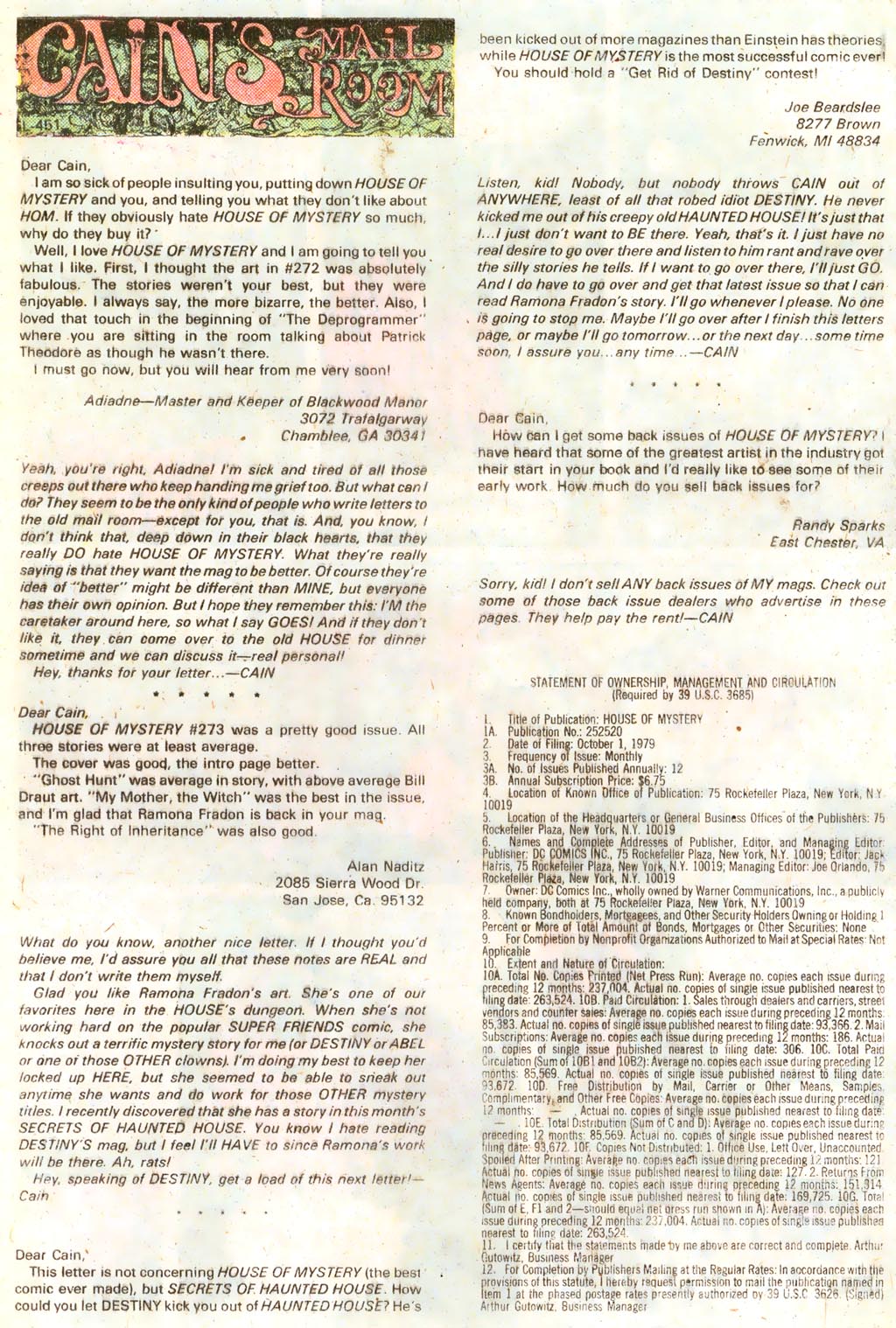 Read online House of Mystery (1951) comic -  Issue #279 - 32