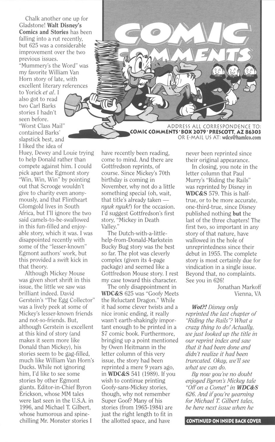 Read online Walt Disney's Comics and Stories comic -  Issue #628 - 2