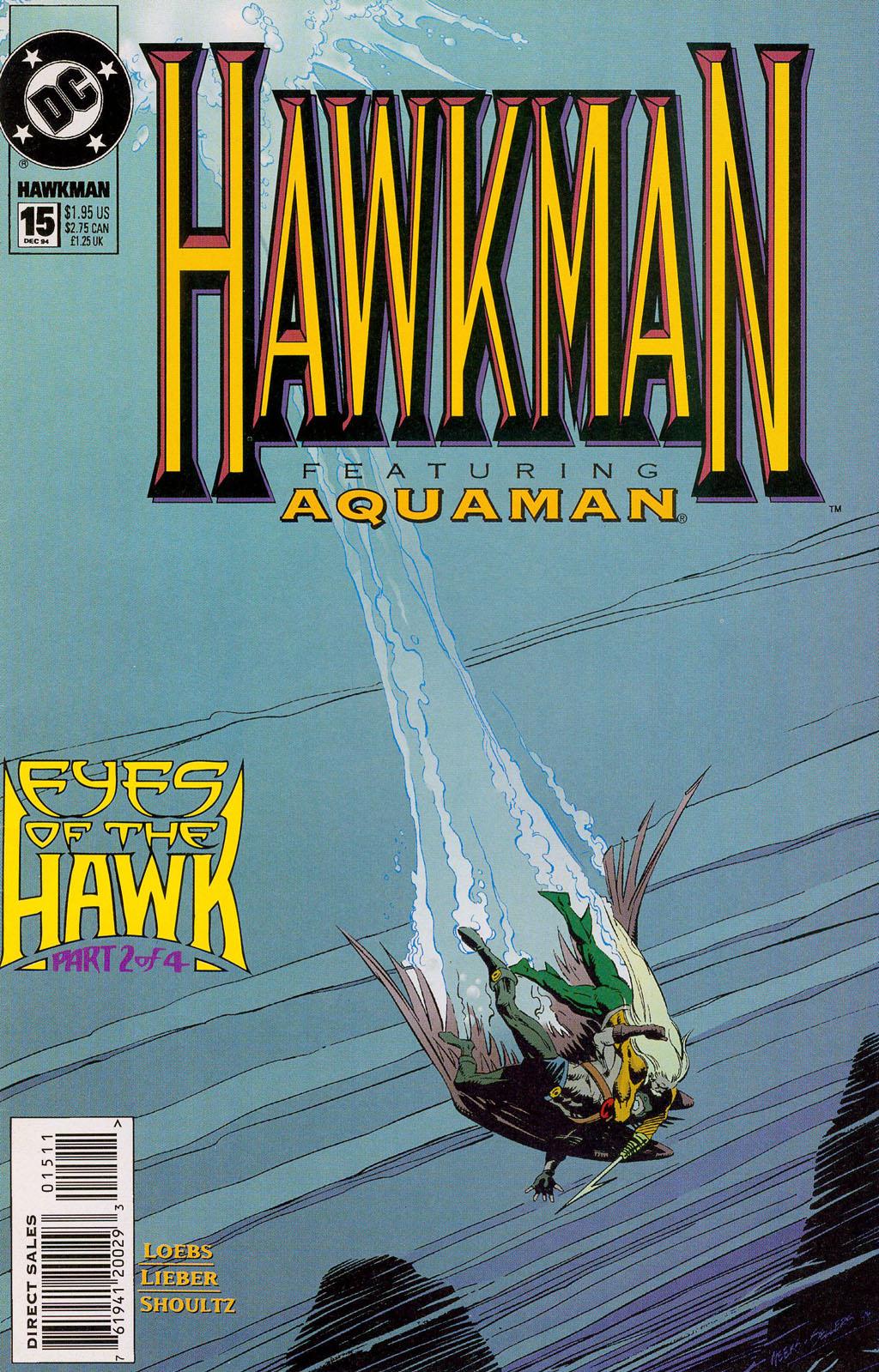 Read online Hawkman (1993) comic -  Issue #15 - 1