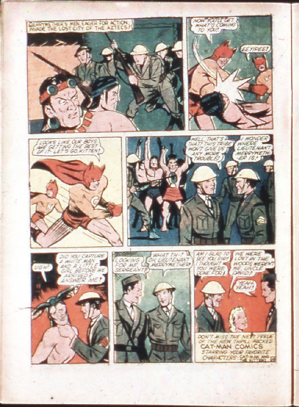 Read online Cat-Man Comics comic -  Issue #7 - 12