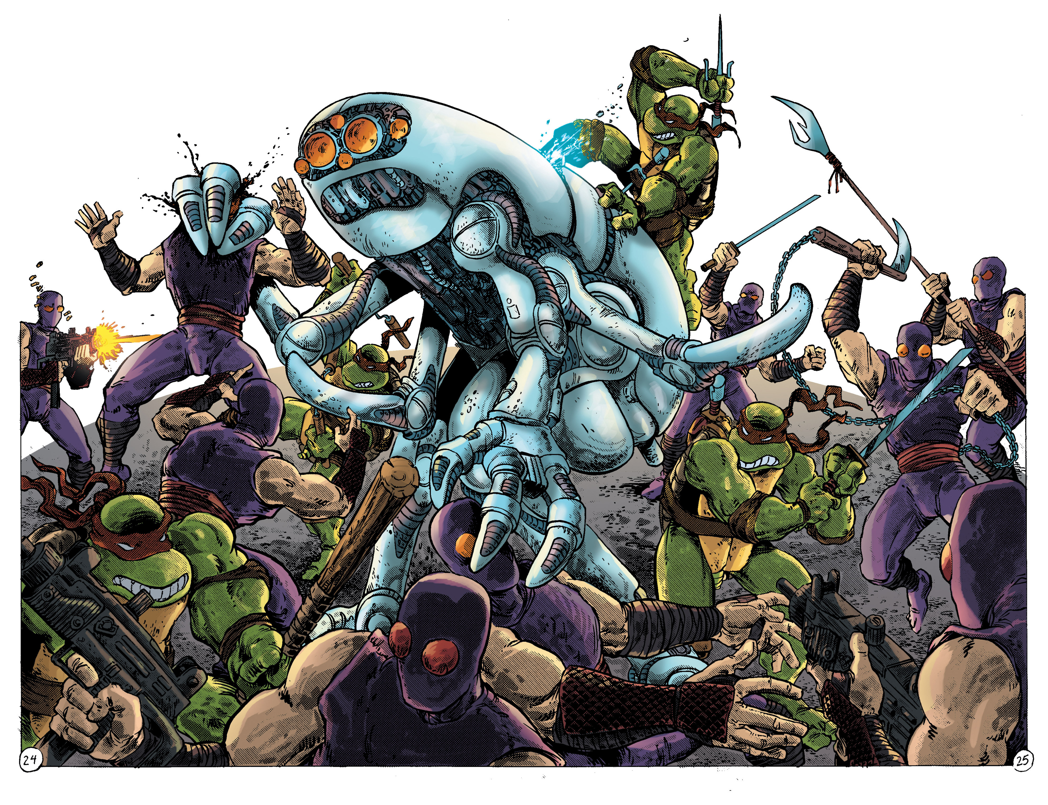 Read online Teenage Mutant Ninja Turtles Color Classics (2015) comic -  Issue #5 - 24