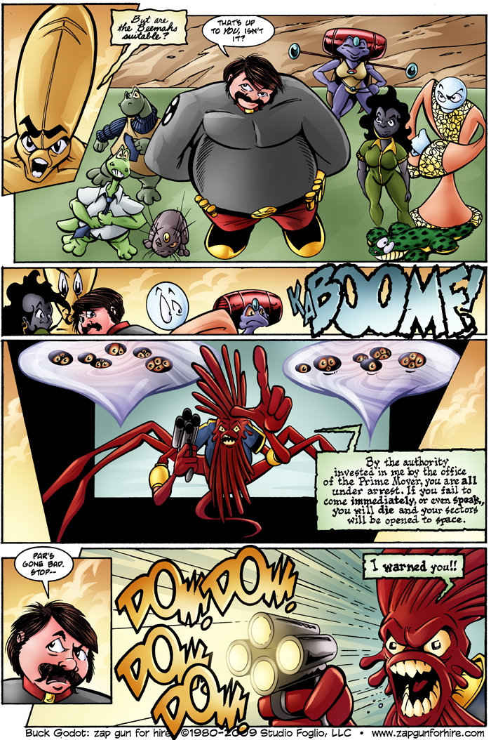 Read online Buck Godot - Zap Gun For Hire comic -  Issue #8 - 17