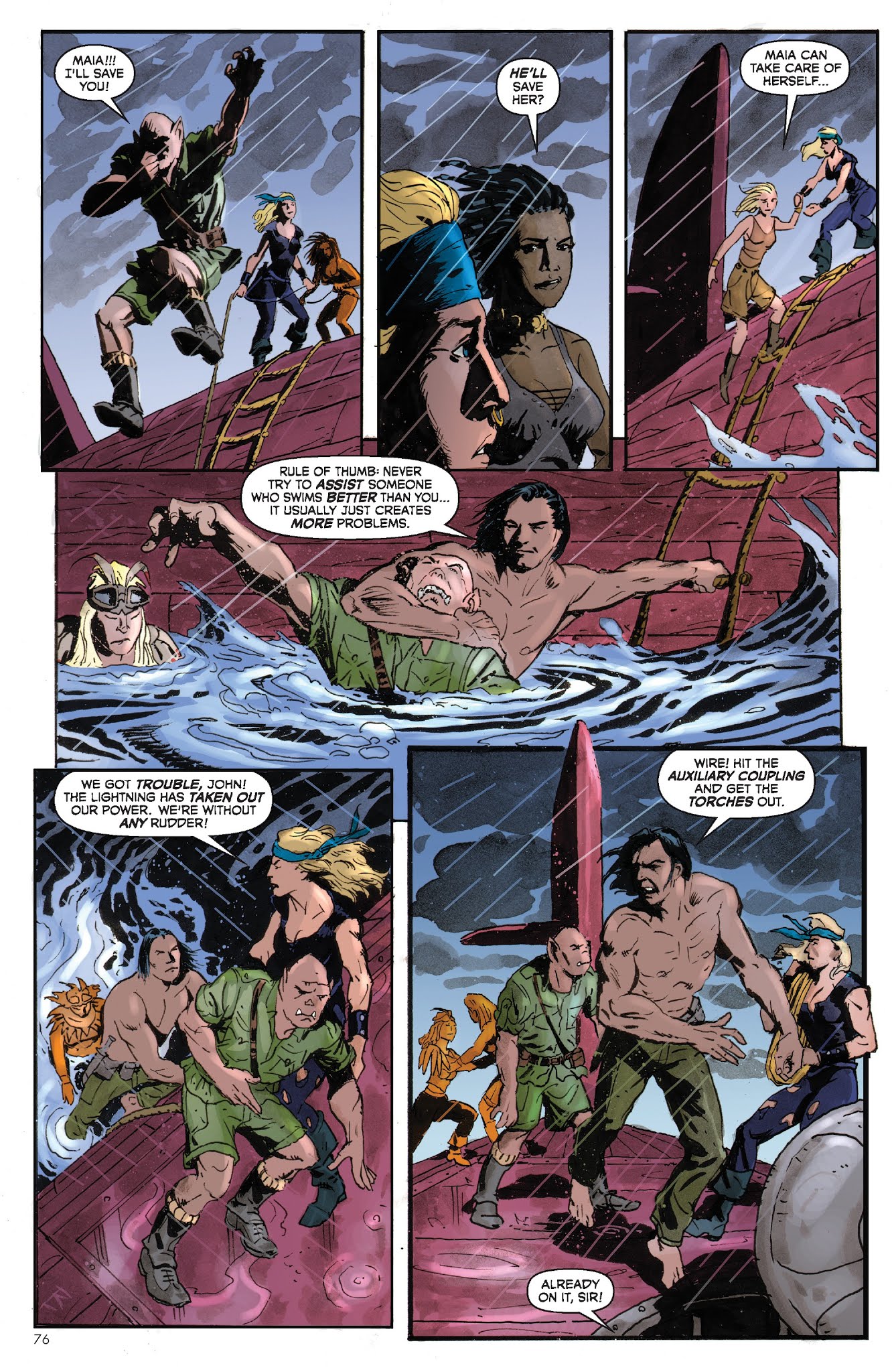Read online The Once and Future Tarzan comic -  Issue # TPB - 77