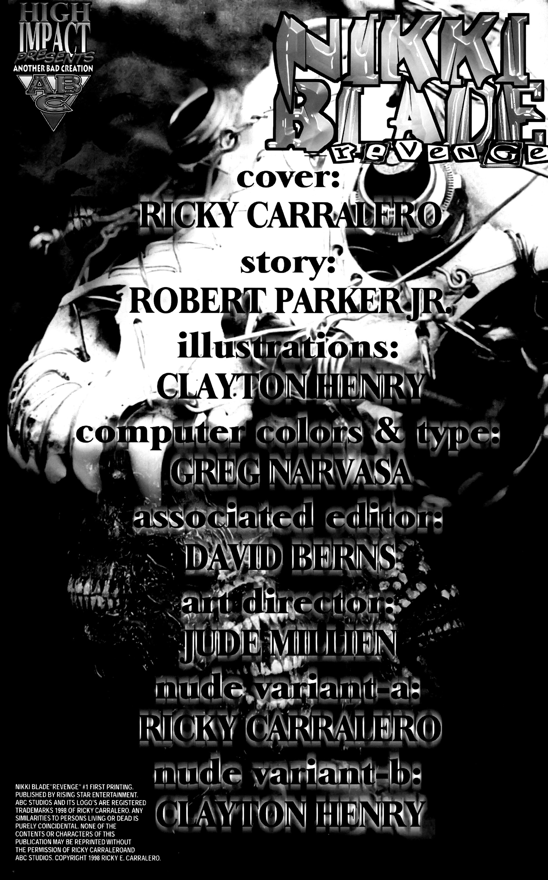 Read online Nikki Blade: Revenge comic -  Issue # Full - 2