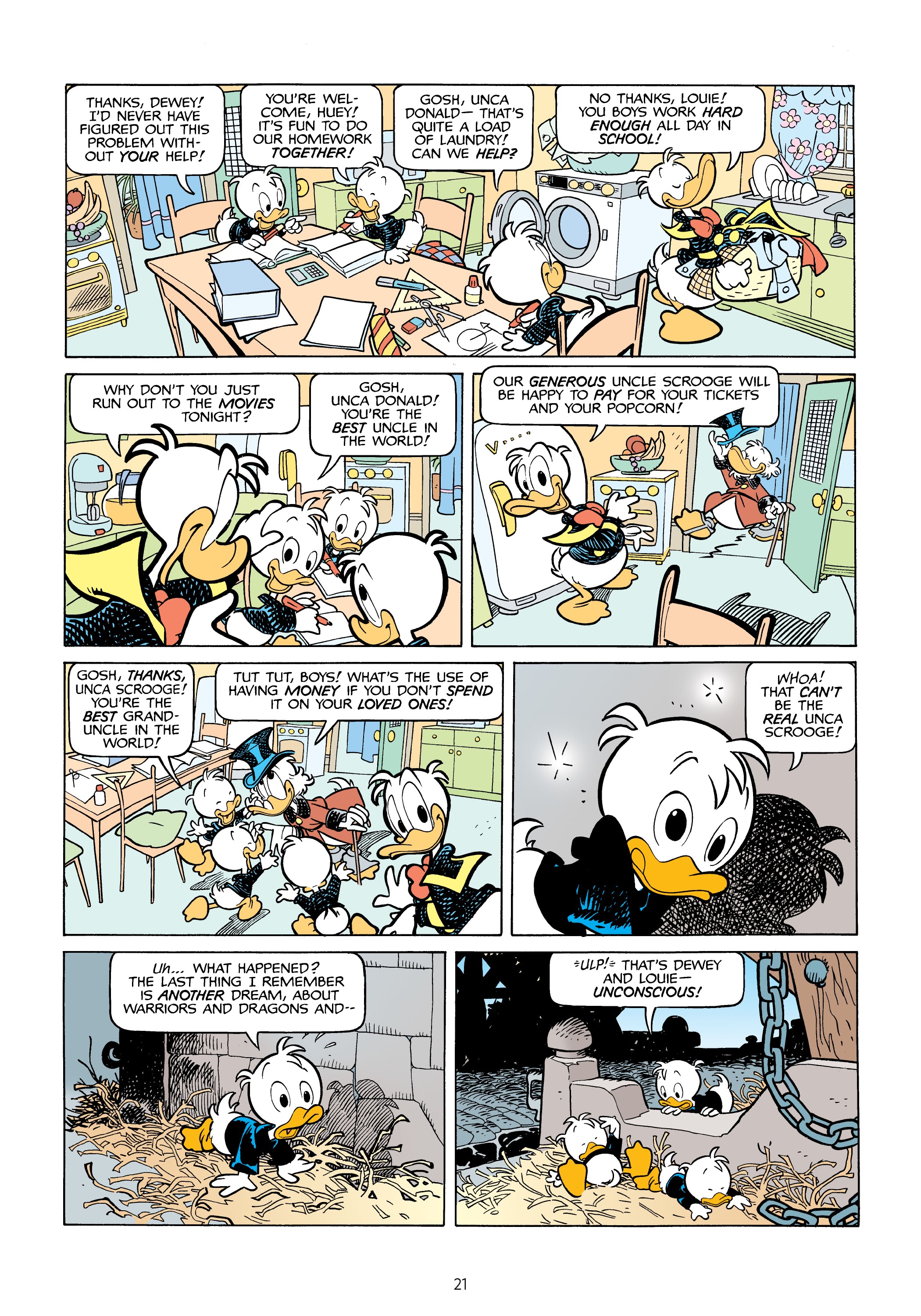 Read online Donald Duck and Uncle Scrooge: World of the Dragonlords comic -  Issue # TPB (Part 1) - 22