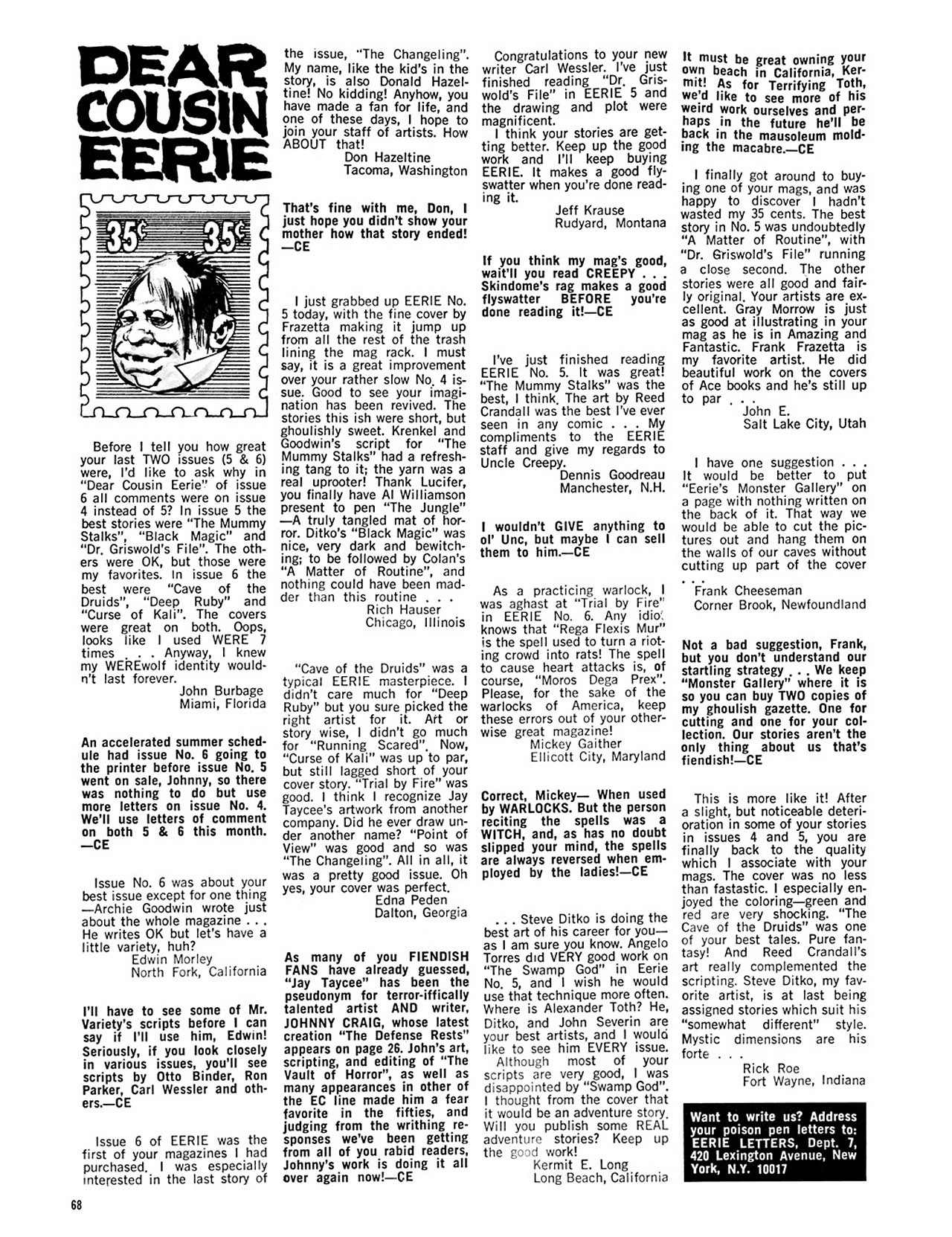 Read online Eerie Archives comic -  Issue # TPB 2 - 69