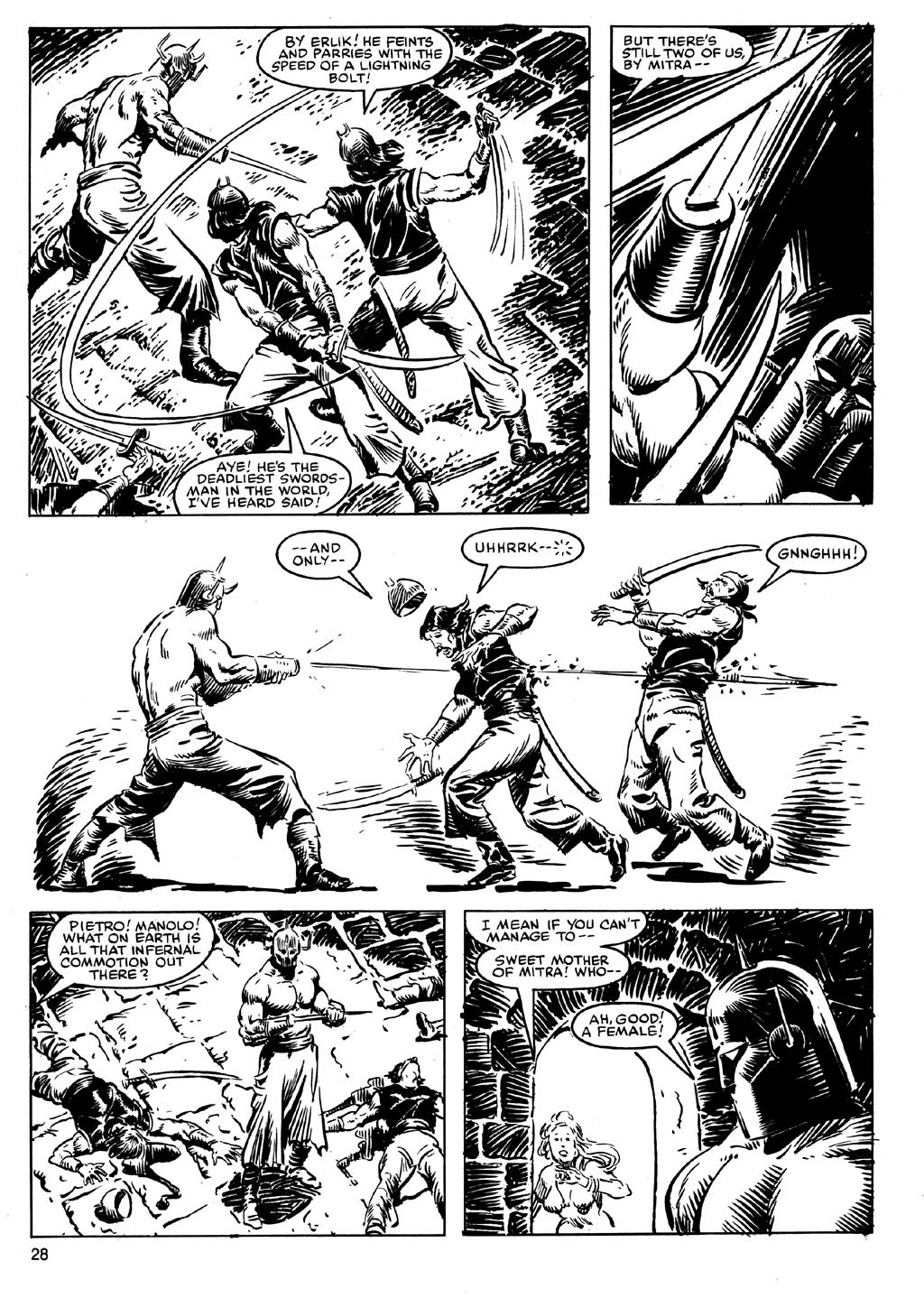 Read online The Savage Sword Of Conan comic -  Issue #92 - 27