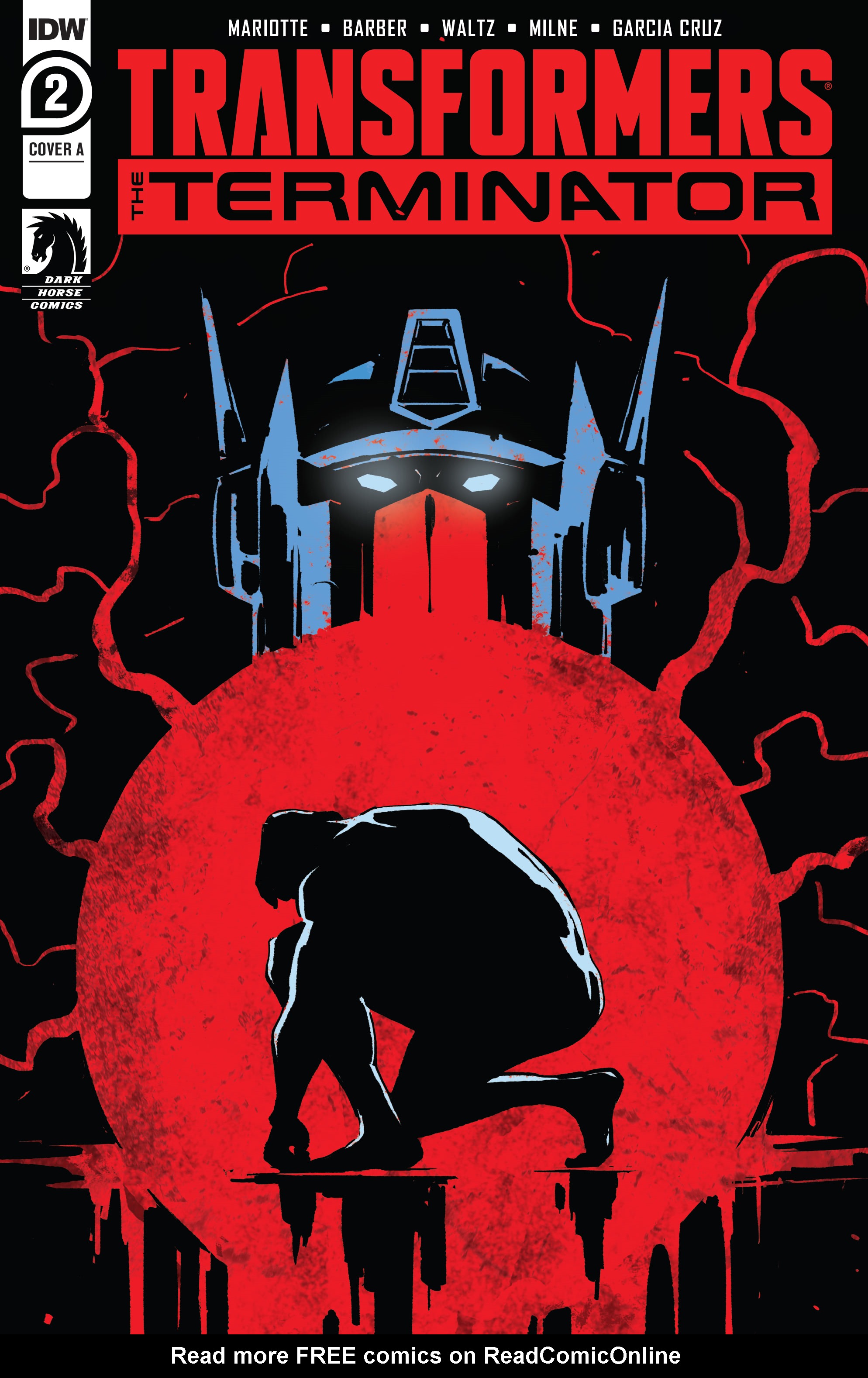 Read online Transformers vs. the Terminator comic -  Issue #2 - 1