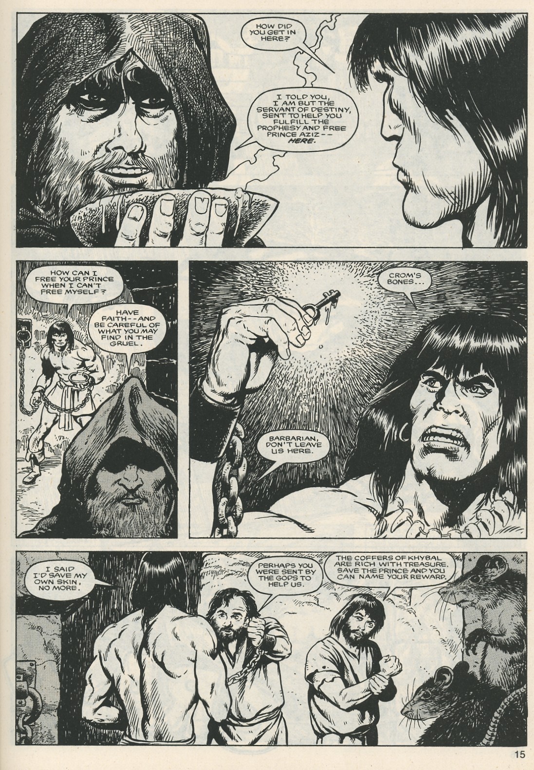 Read online The Savage Sword Of Conan comic -  Issue #124 - 15