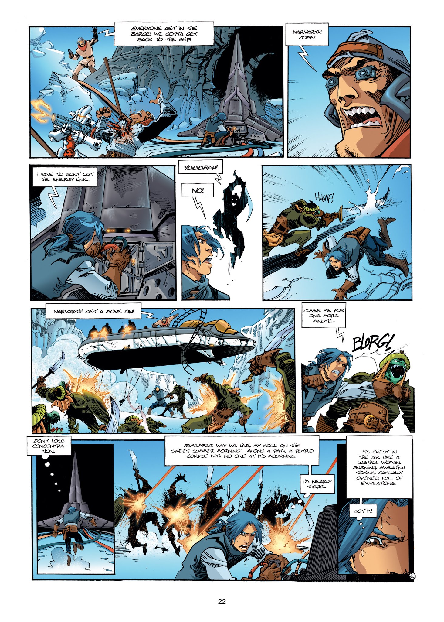 Read online Ythaq comic -  Issue #5 - 22