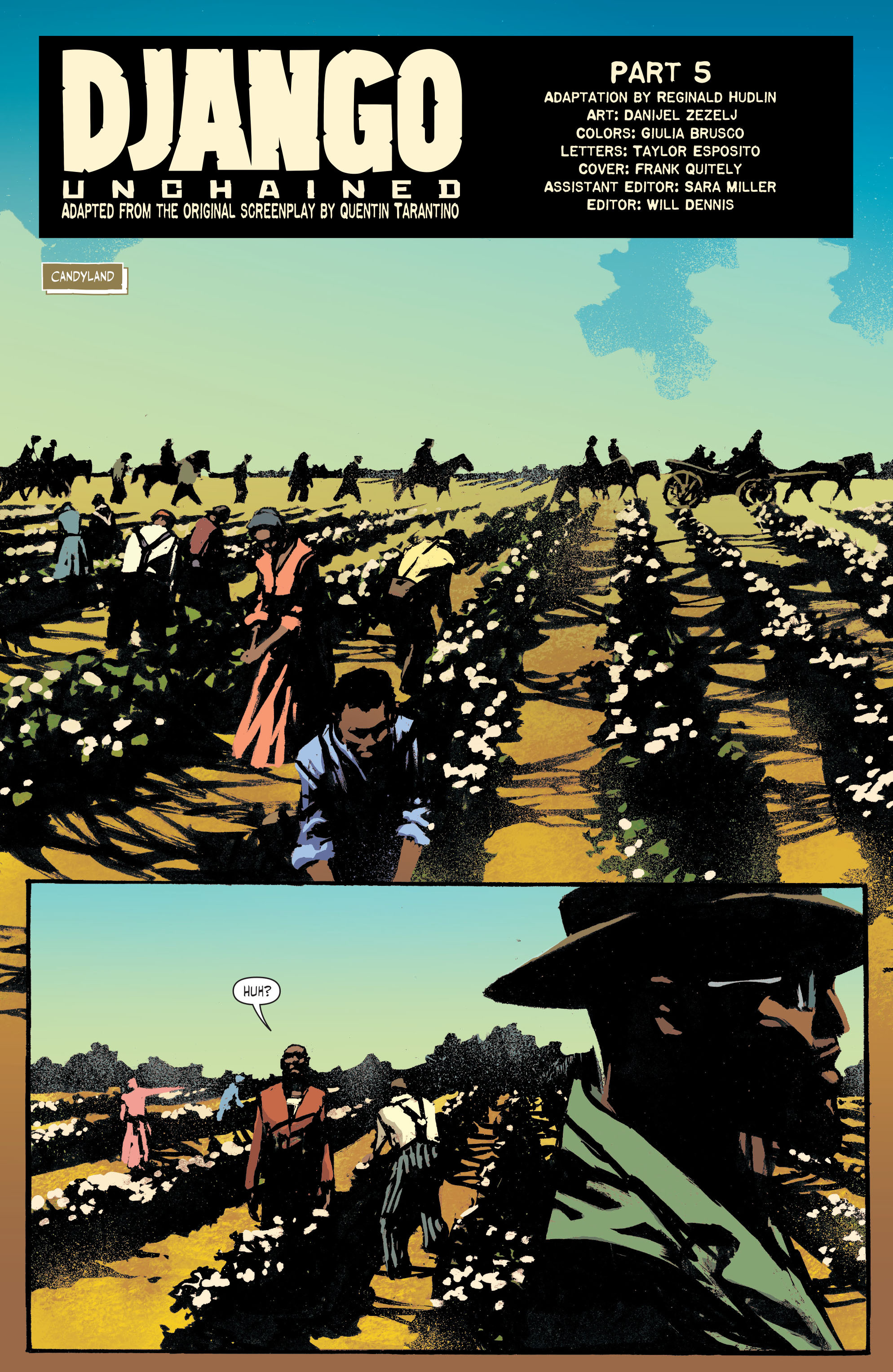 Read online Django Unchained comic -  Issue #5 - 2