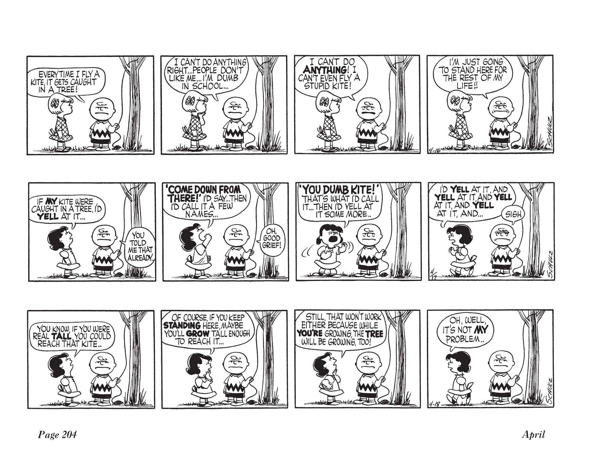 Read online The Complete Peanuts comic -  Issue # TPB 3 - 217