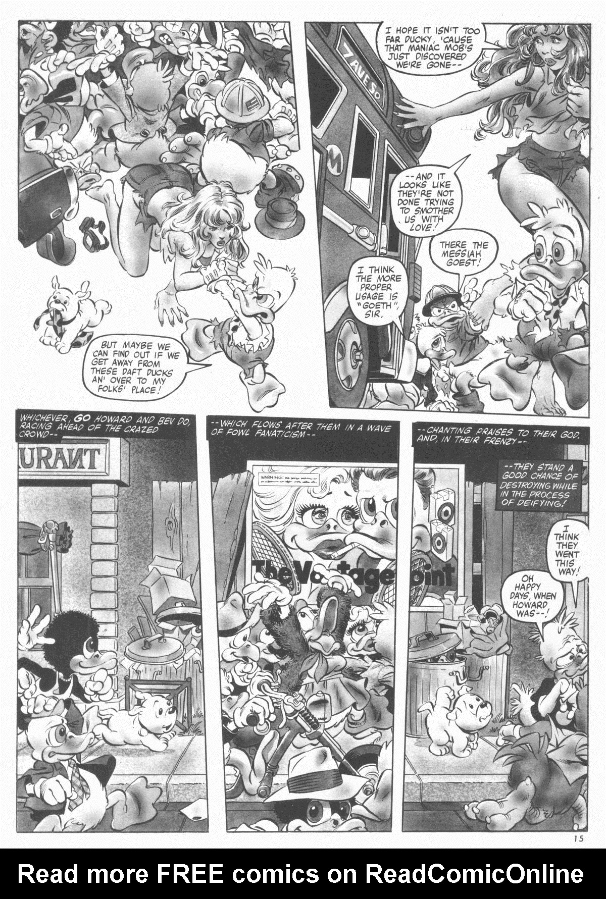 Read online Howard the Duck (1979) comic -  Issue #6 - 15
