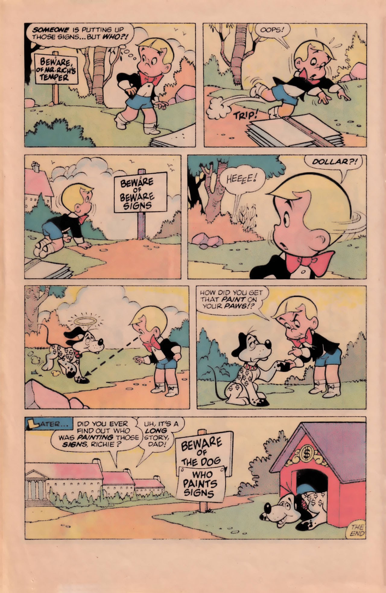 Read online Richie Rich & Dollar the Dog comic -  Issue #23 - 16