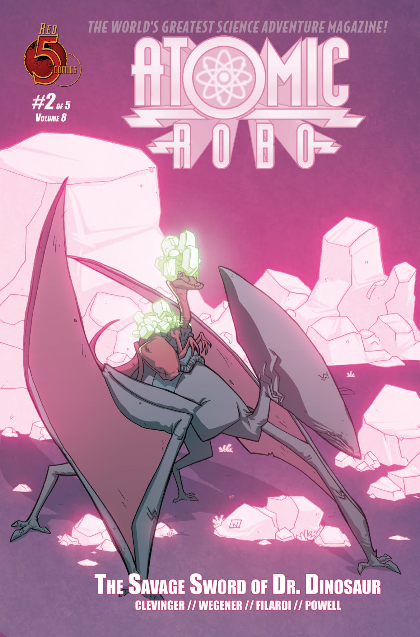 Read online Atomic Robo and the Savage Sword of Dr. Dinosaur comic -  Issue #2 - 1