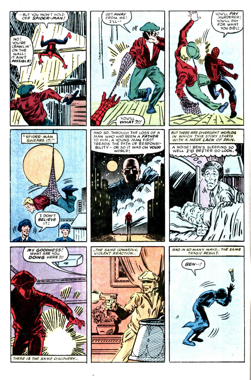 What If? (1977) issue 46 - Spiderman's uncle ben had lived - Page 6