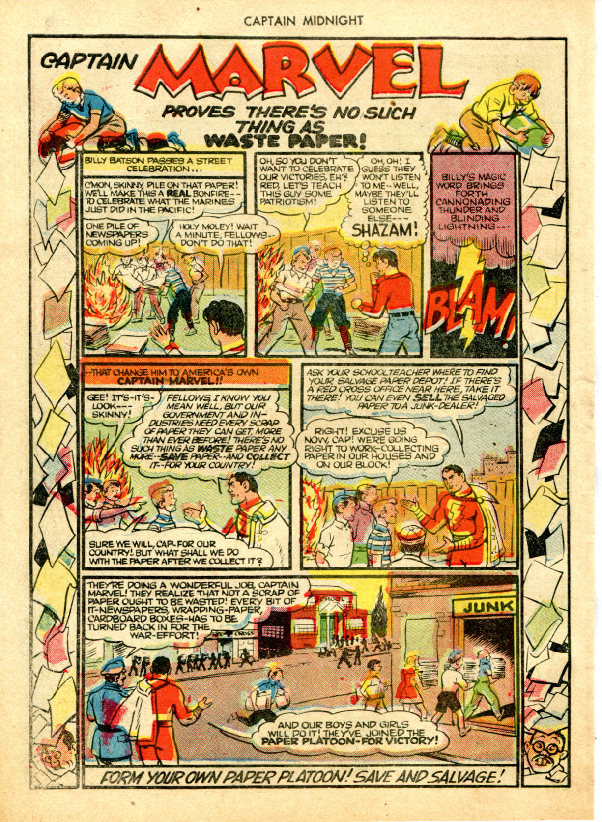 Read online Captain Midnight (1942) comic -  Issue #18 - 34