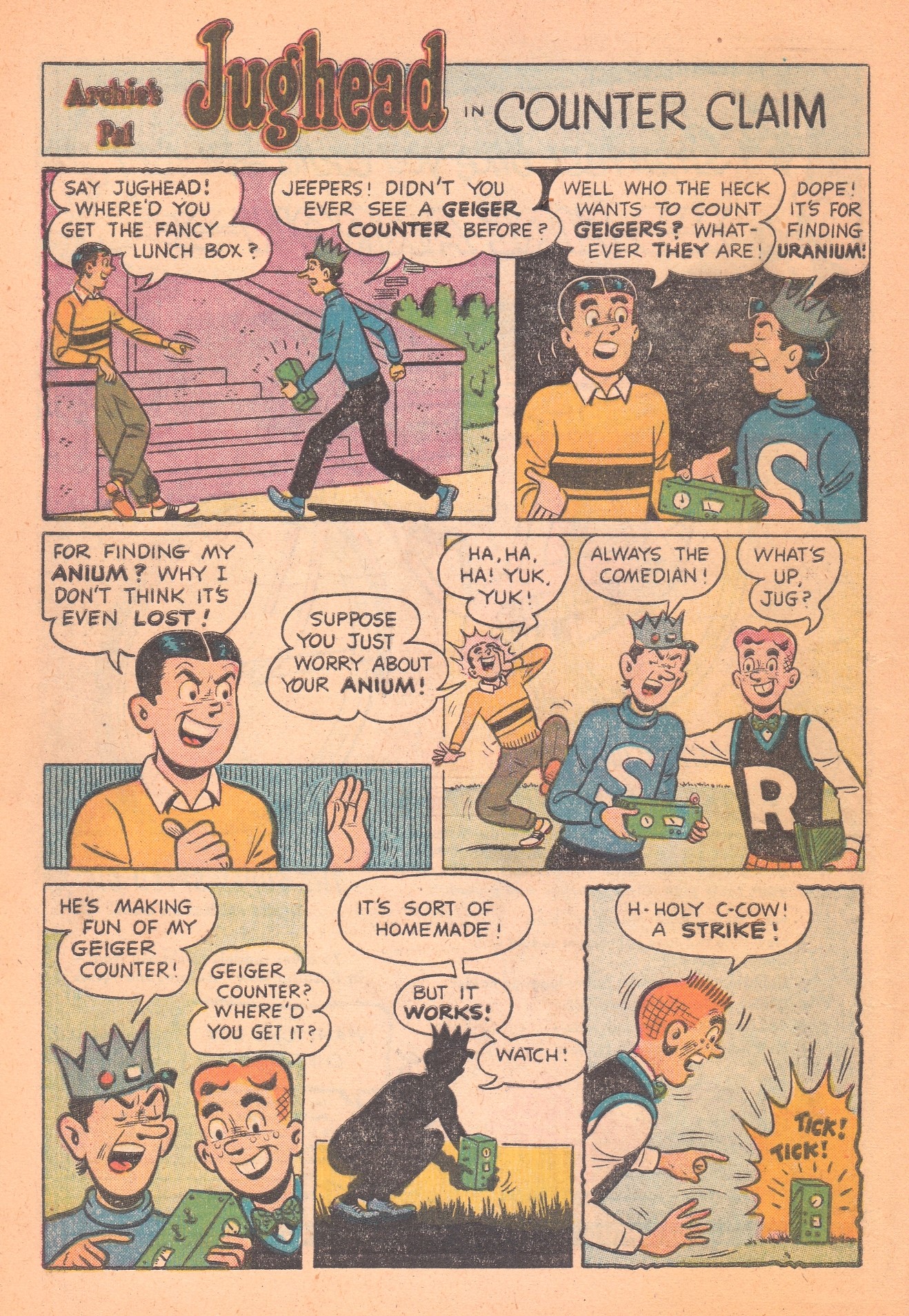 Read online Archie's Pal Jughead comic -  Issue #33 - 8