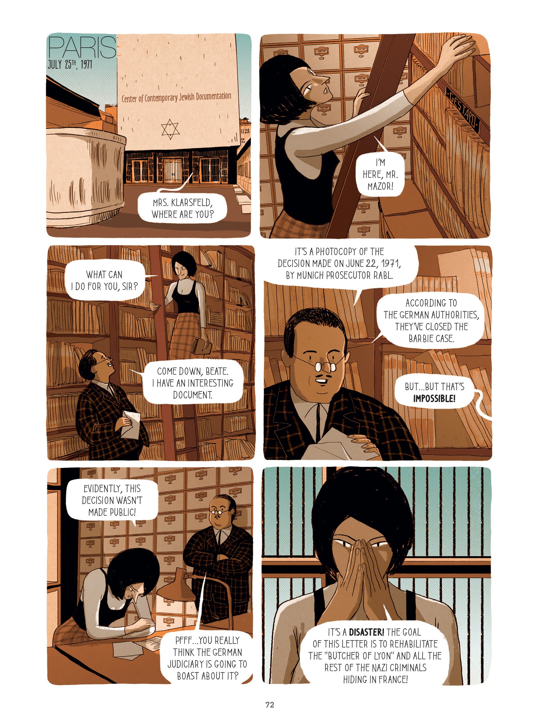 Read online For Justice: The Serge & Beate Klarsfeld Story comic -  Issue # TPB (Part 1) - 72