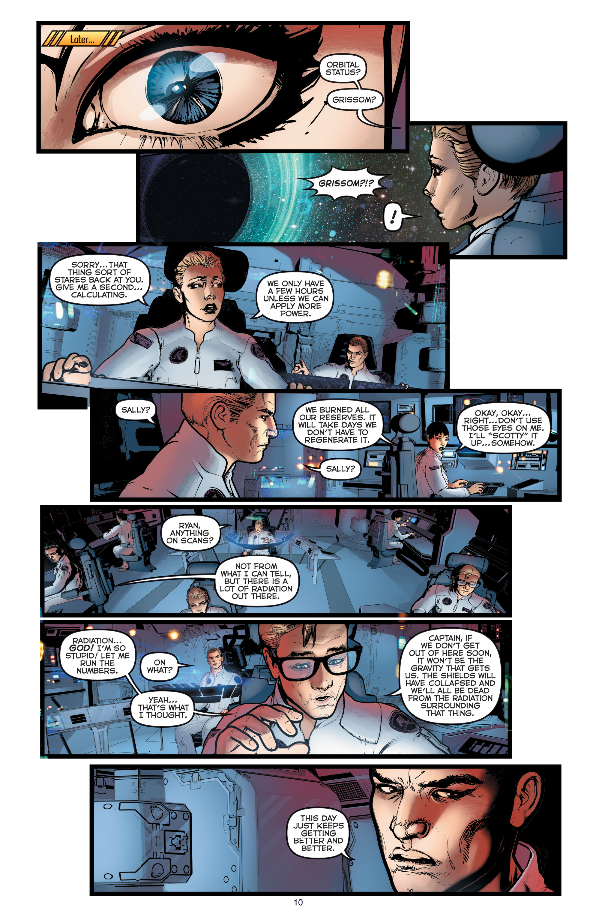 Read online Faster than Light comic -  Issue #10 - 12