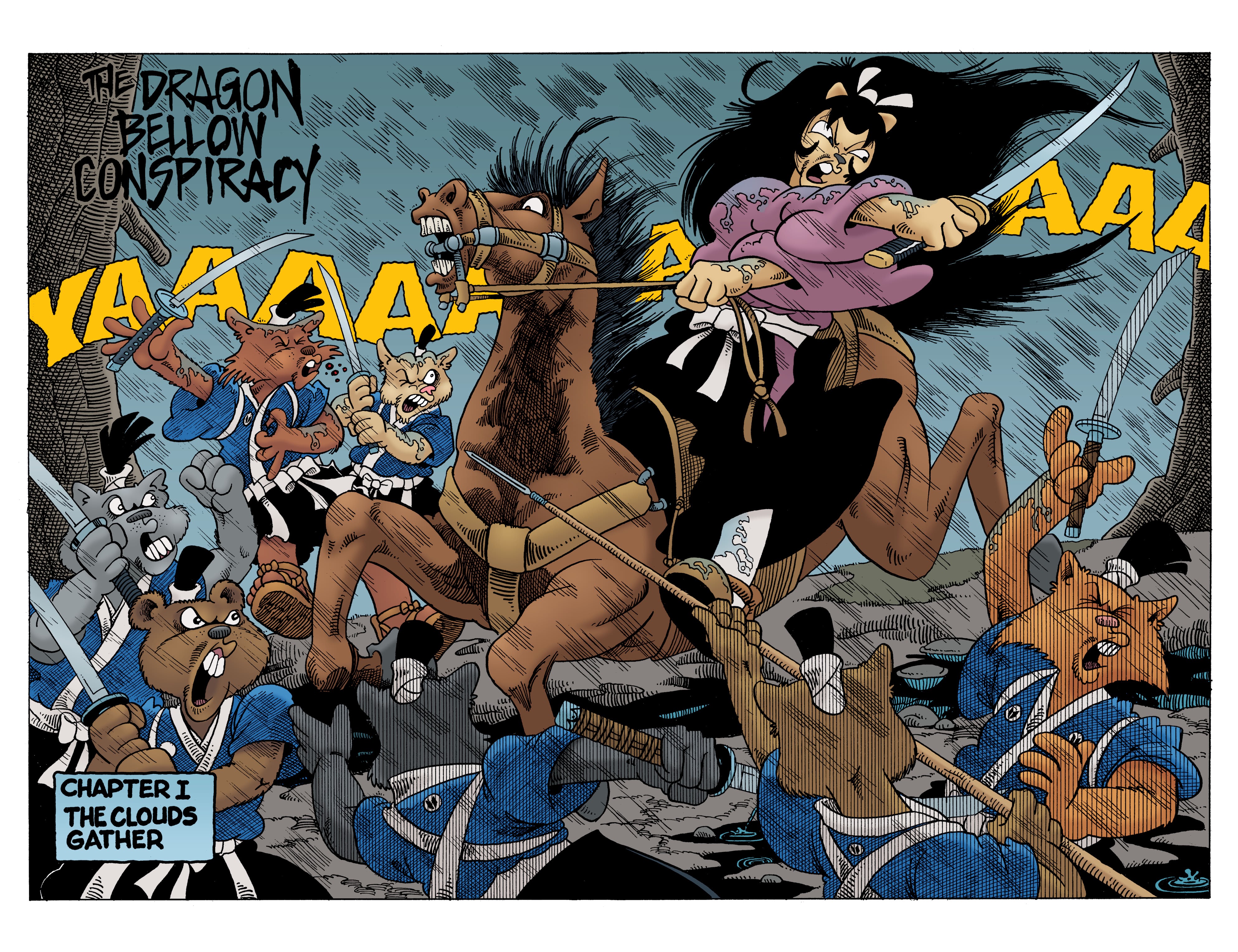 Read online Usagi Yojimbo: The Dragon Bellow Conspiracy comic -  Issue #1 - 4