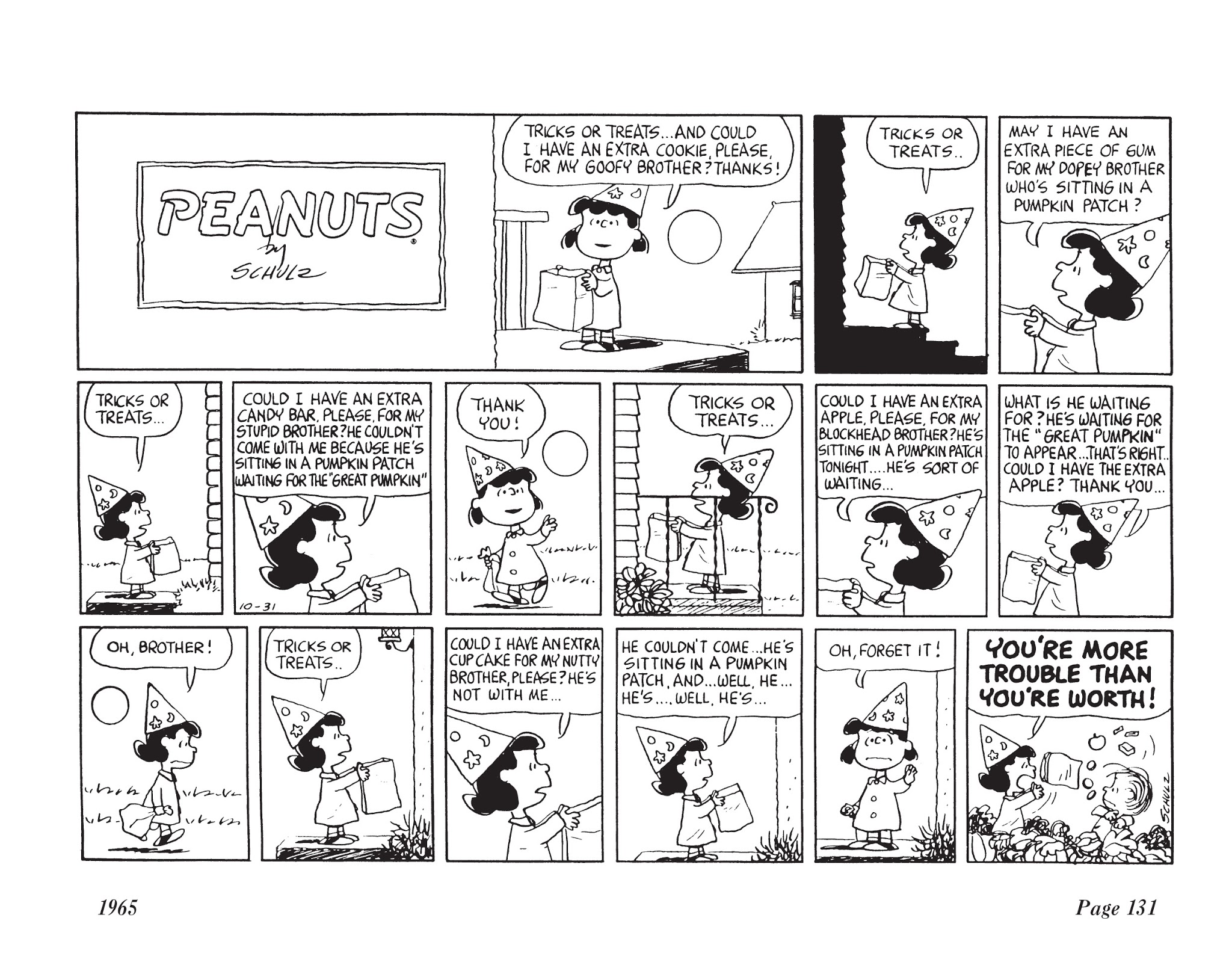 Read online The Complete Peanuts comic -  Issue # TPB 8 - 143