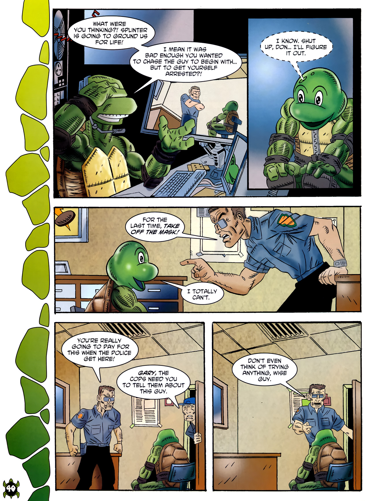 Read online Teenage Mutant Ninja Turtles Comic comic -  Issue #4 - 34