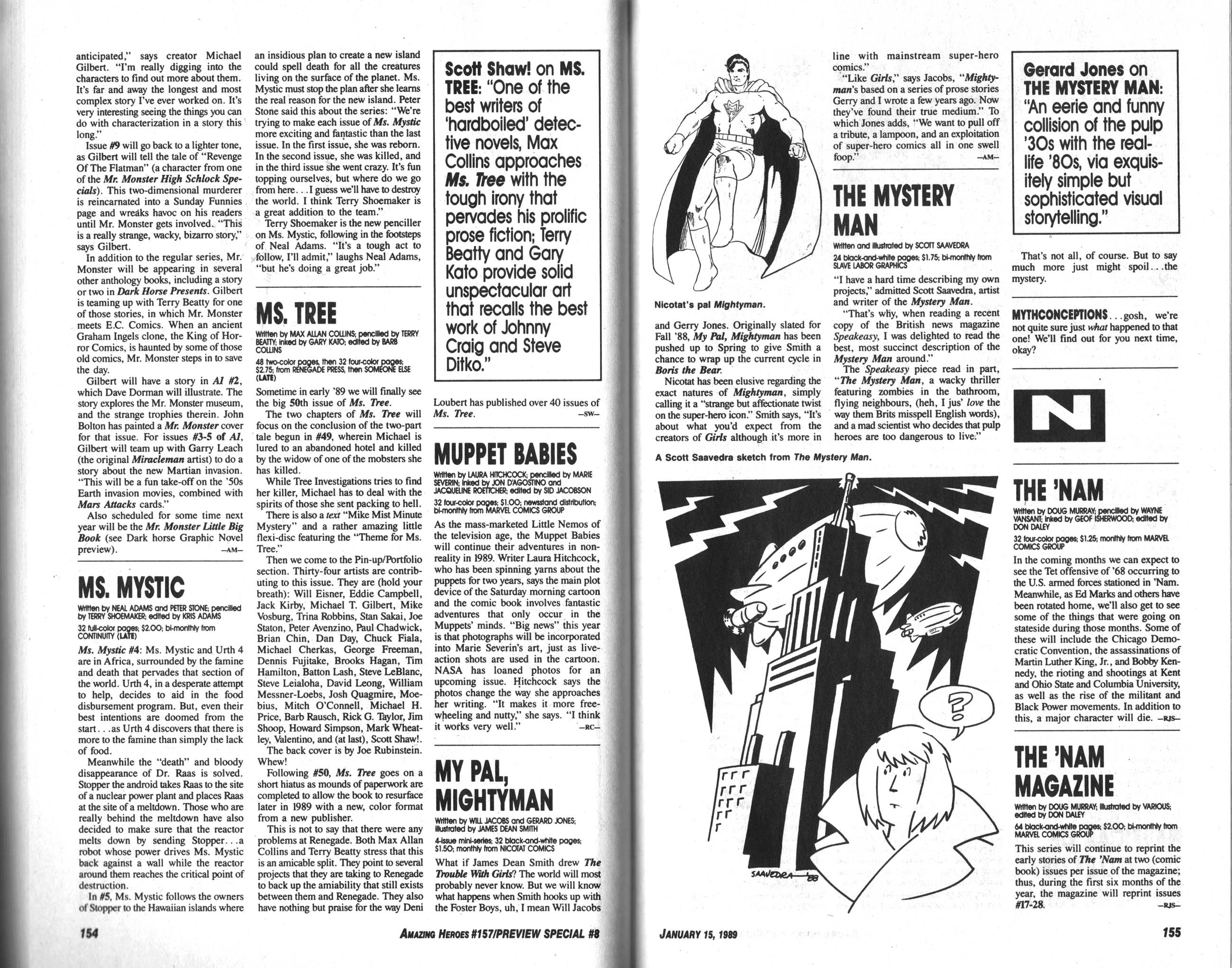 Read online Amazing Heroes comic -  Issue #157 - 78